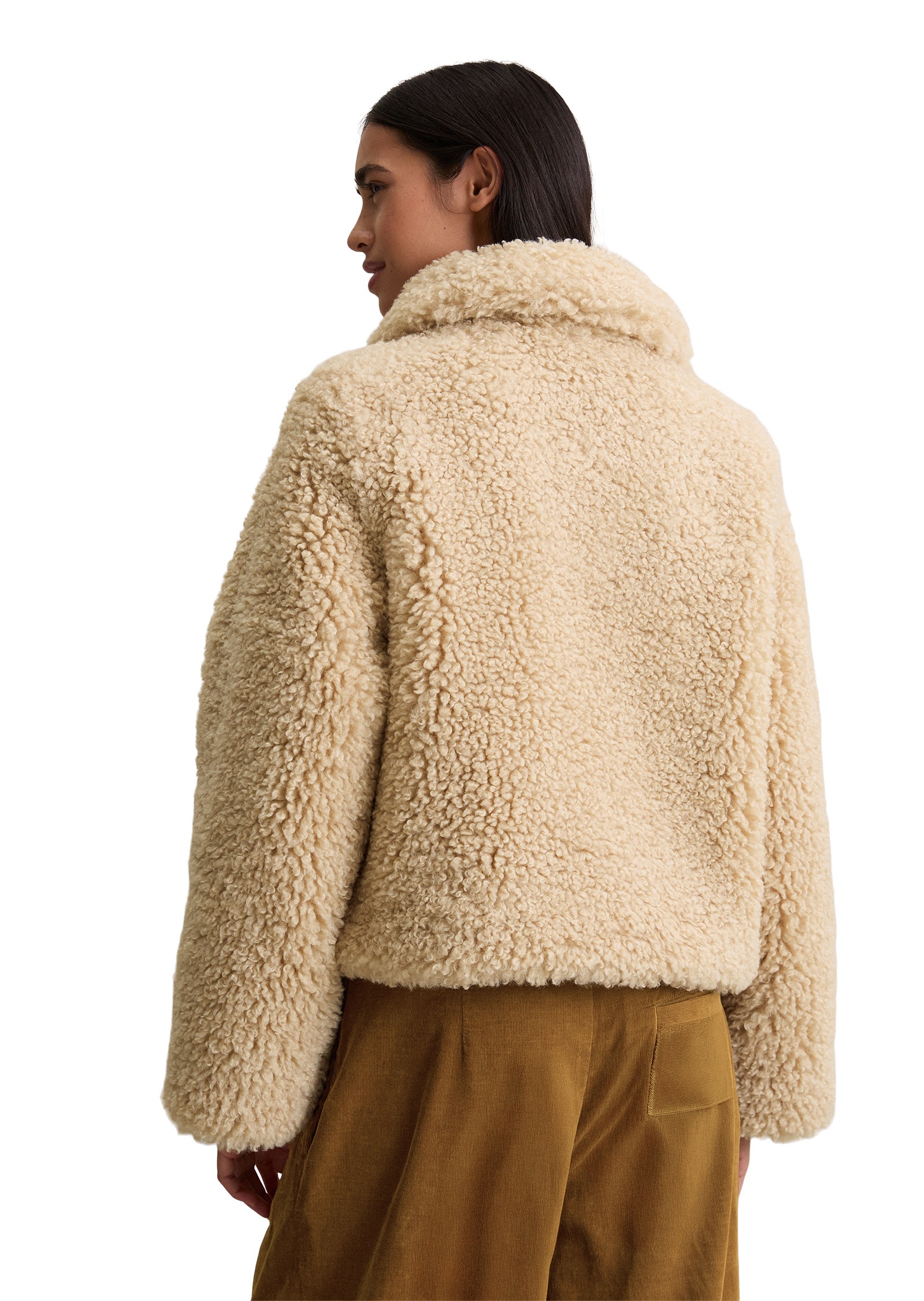 Thumbnail - Marc OPolo DENIM Outdoorjacke "aus weichem Curly-Plüsch"