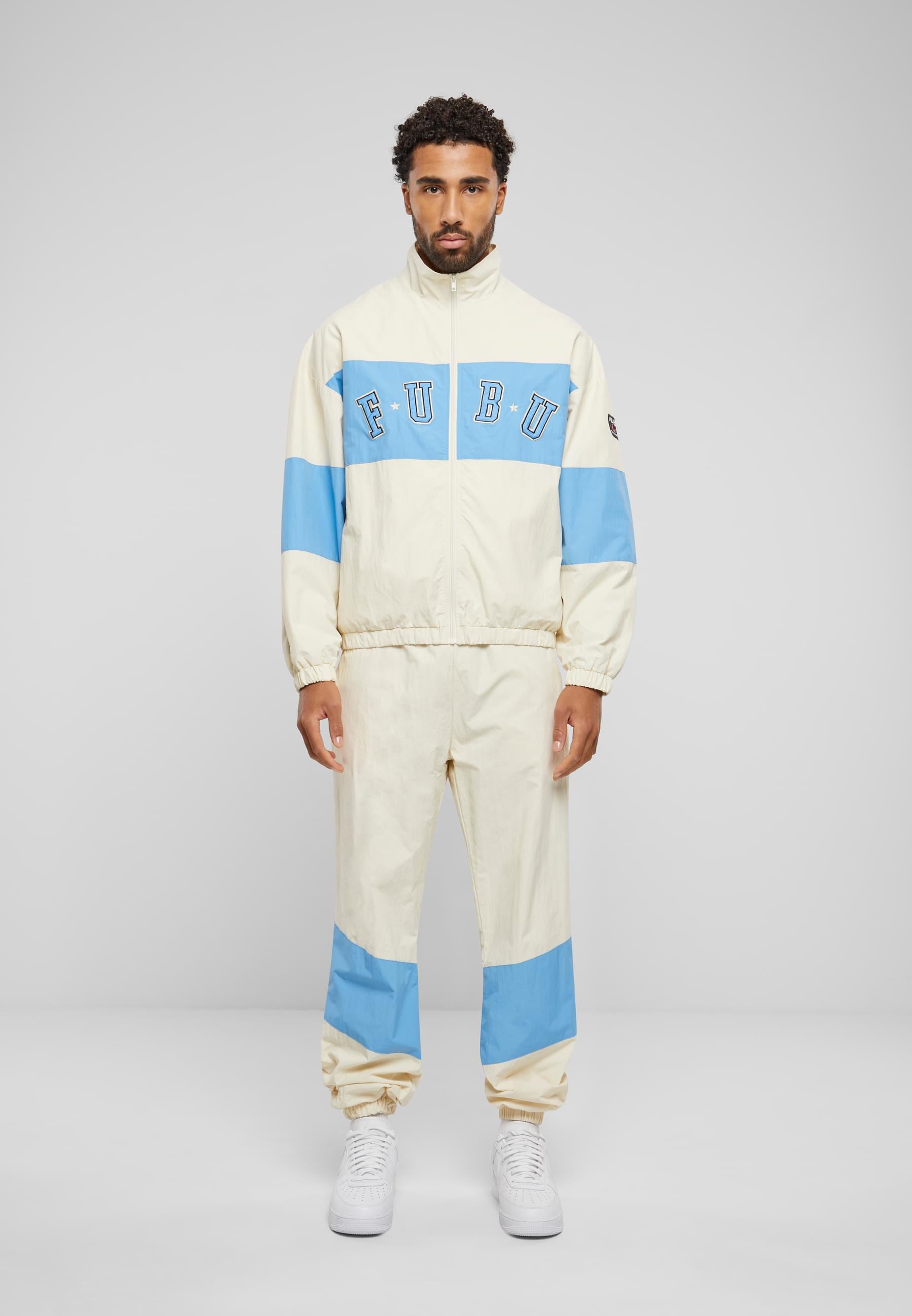 Fubu Bomberjacke »Fubu Herren FM241-009-2 Fubu College Block Track Jacket« 1 Stk. tlg. ohne Kapuze