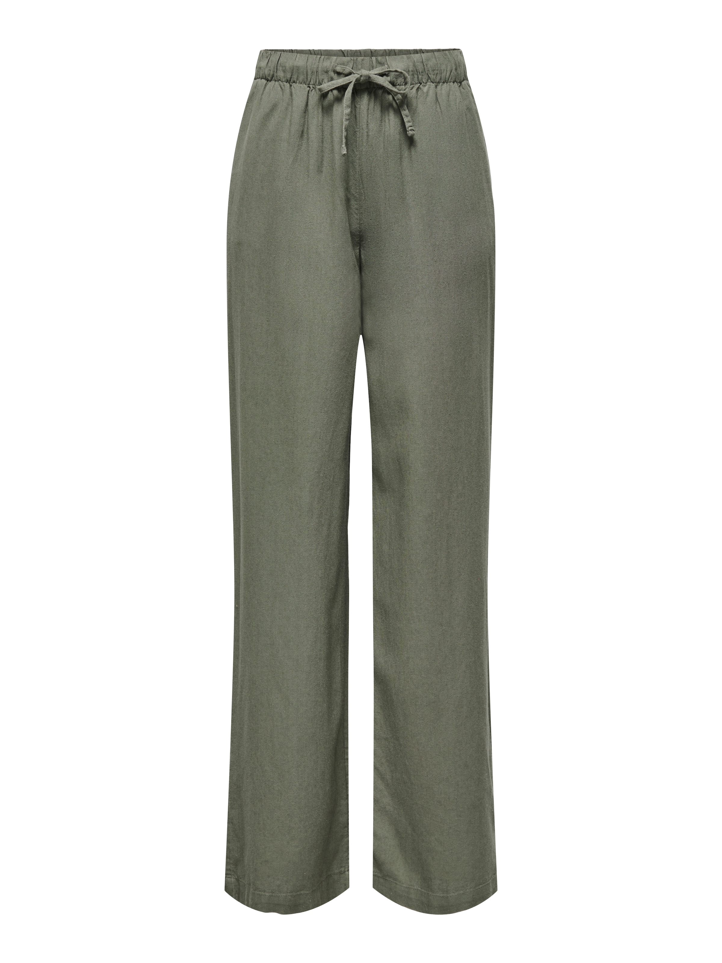 ONLY Schlupfhose "ONLGOA MW LINEN BL PULL-UP PANT CC PNT" mit Leinen günstig online kaufen