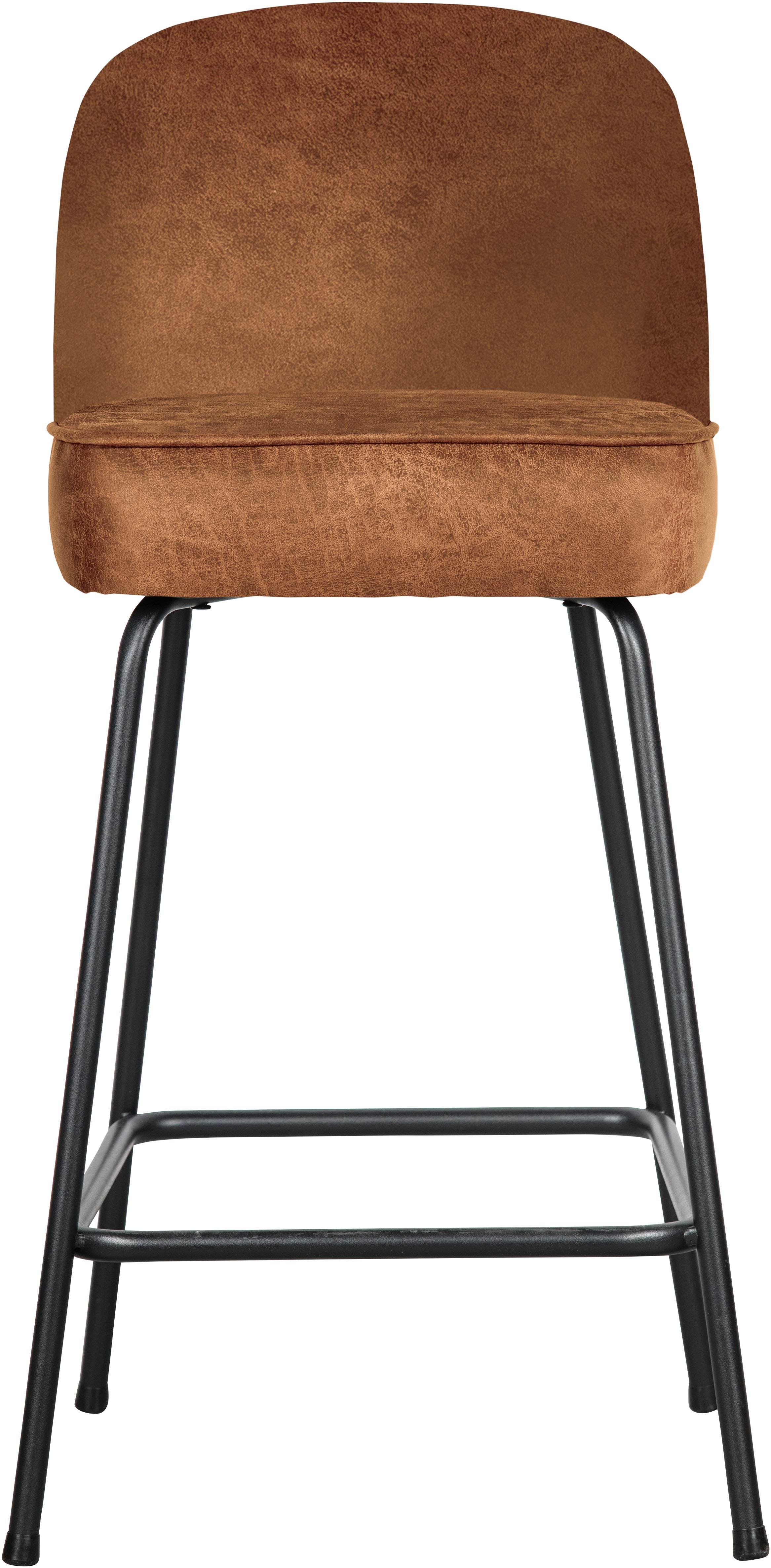 WOOOD Esszimmerstuhl "Vogue Bezug mit Fußstütze und Metallgestell, H 89 x B 50 x T 55 cm" () 1 Stk.Recycling-Lederfaser-Verbundstoff, Tragkraft 100 kg, pfleigleicht