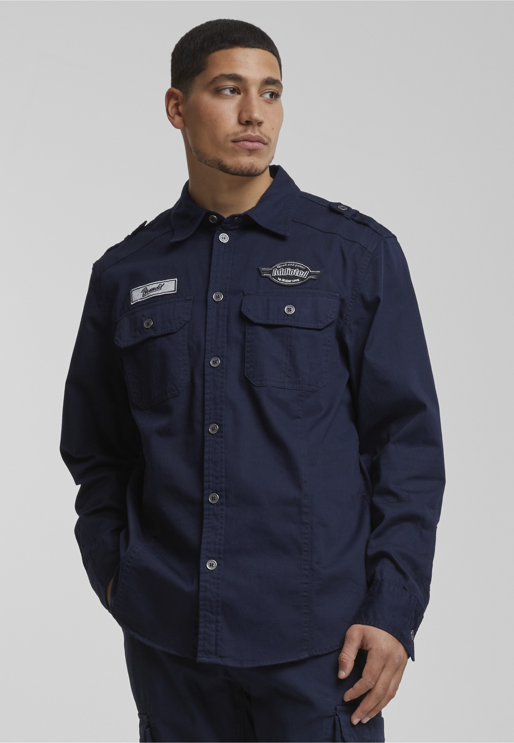 Brandit Allwetterjacke »Brandit Herren Windbreaker Frontzip« 1 Stk. tlg. mit Kapuze