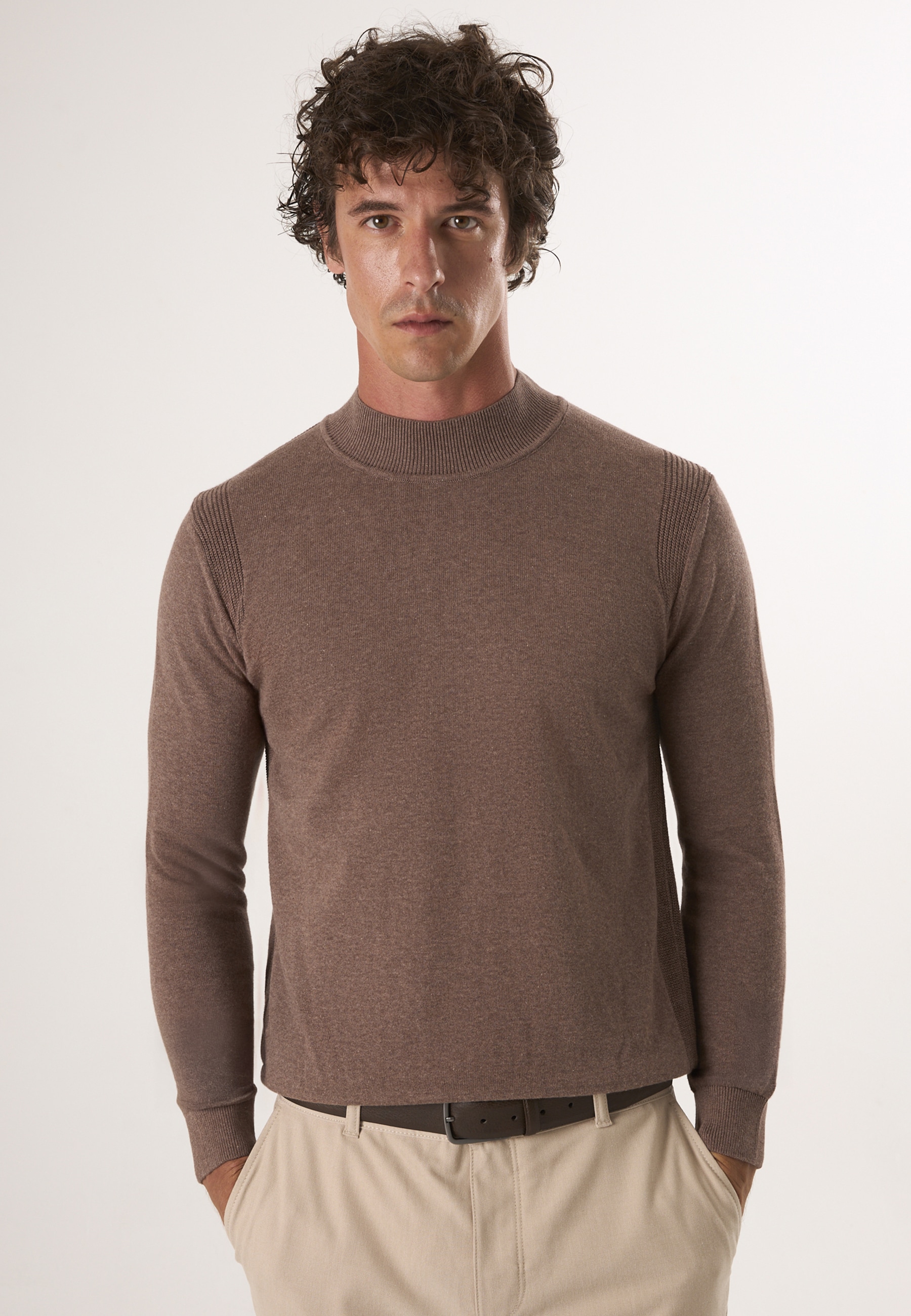 Felix Hardy Rollkragenpullover "Halber Rollkragenpullover"