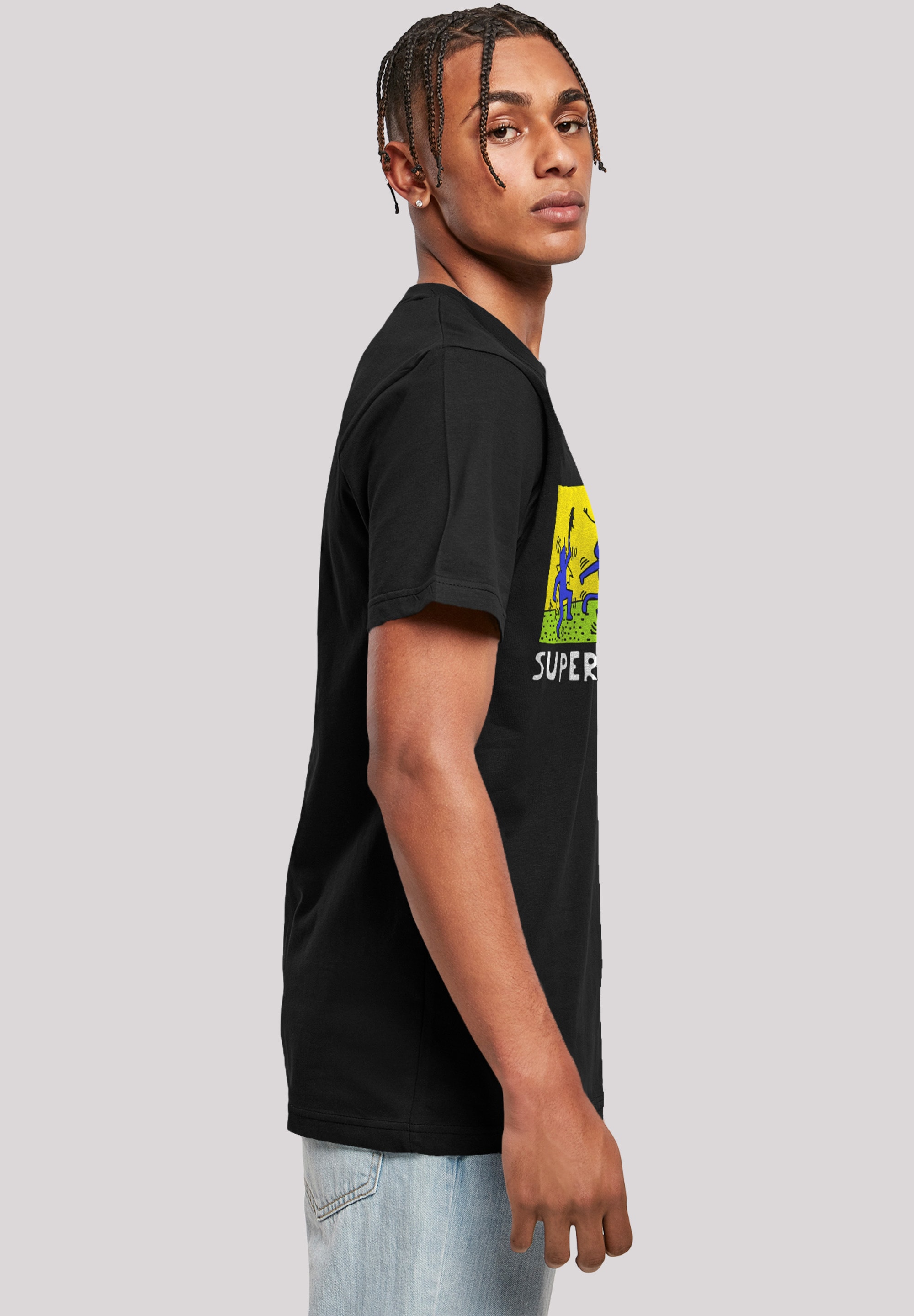 F4NT4STIC T-Shirt »Batman Pop Art«, Herren,Premium Merch,Regular-Fit,Basic,Bedruckt