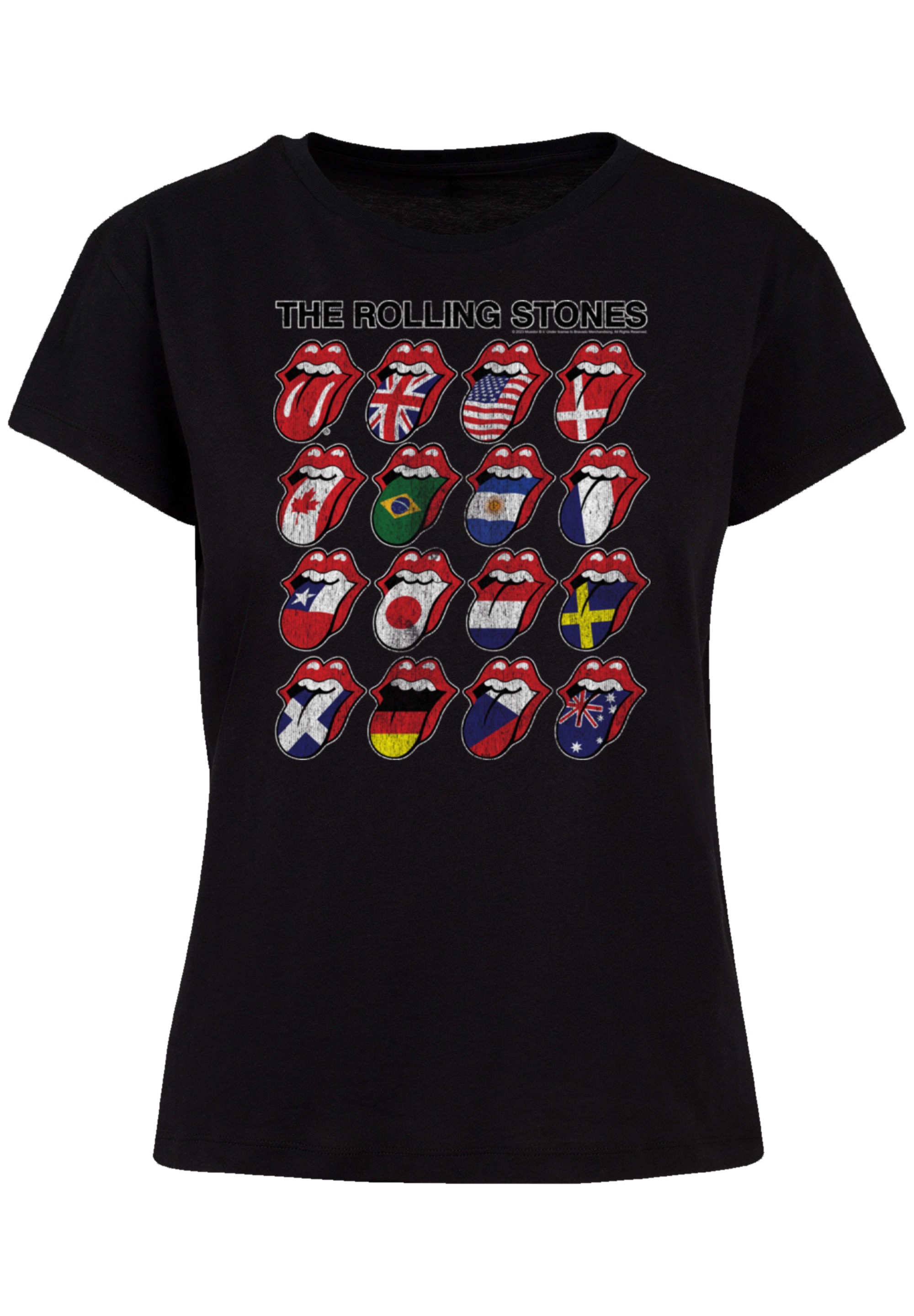 F4NT4STIC T-Shirt »The Rolling Stones Voodoo Lounge Tongues«, Musik, Band, Logo