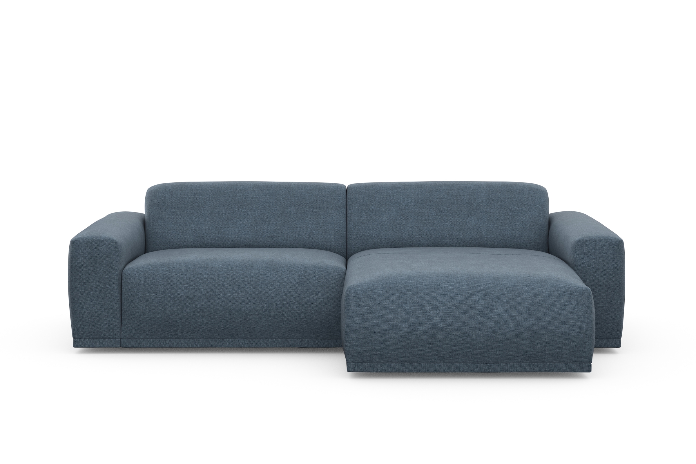 TRENDMANUFAKTUR Ecksofa »Braga, mit hochwertigem Kaltschaum, L-Form, in Cord erhältlich«, (2 St.), modernes Sofa, Couch mit hohem Sitzkomfort, 255/72/160 cm (B/H/T)