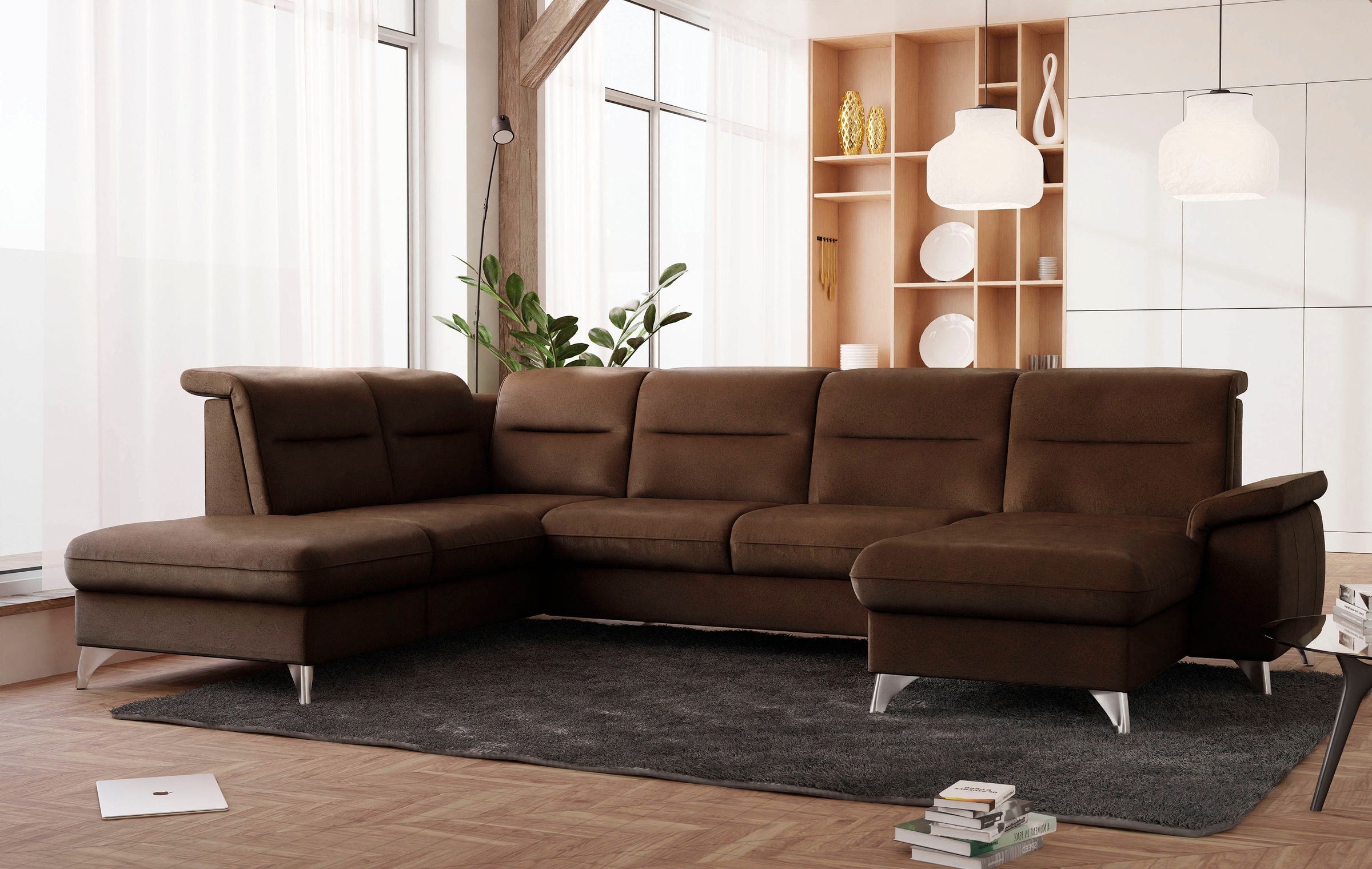 sit&more Wohnlandschaft "Astoria U-Form" wahlweise mit motorischer Relaxfun günstig online kaufen