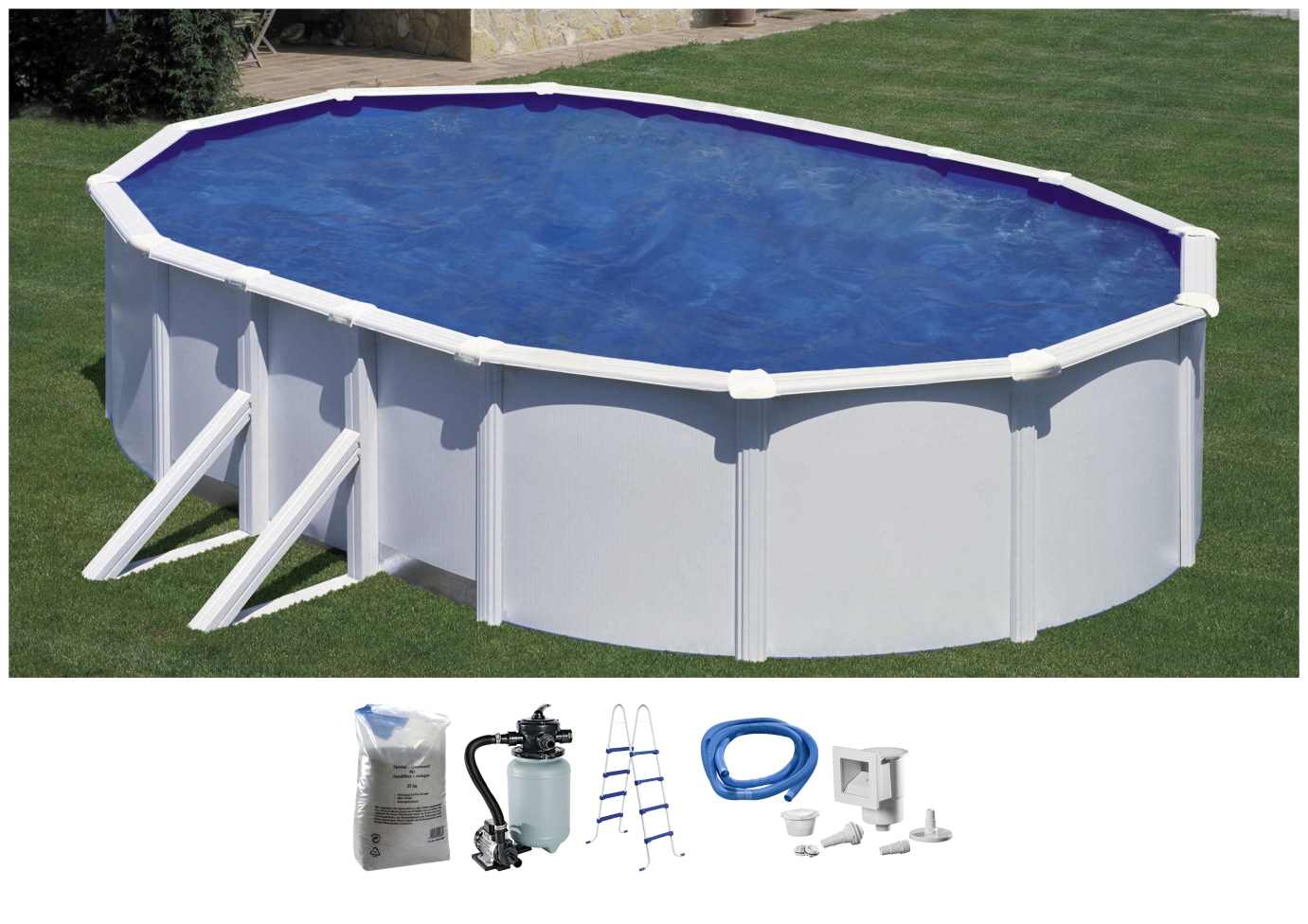 my POOL BWT Ovalpool mit breitem Handlauf, in versch. Größen günstig online kaufen