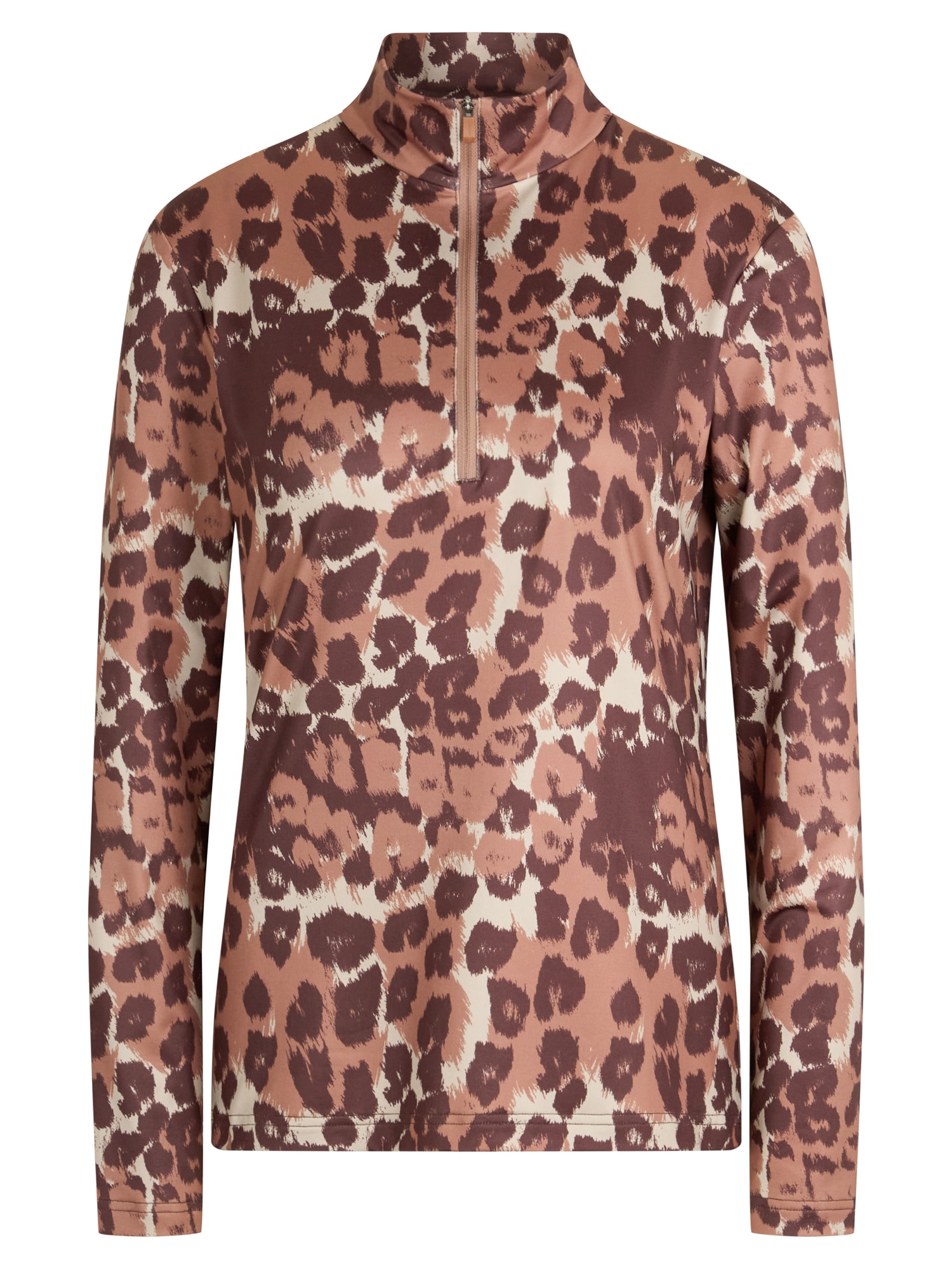 Ziener Sweatshirt "JAILA-Z DAMEN", Stretchmaterial, wärmend, funktionell, halber Front-Reißverschluss
