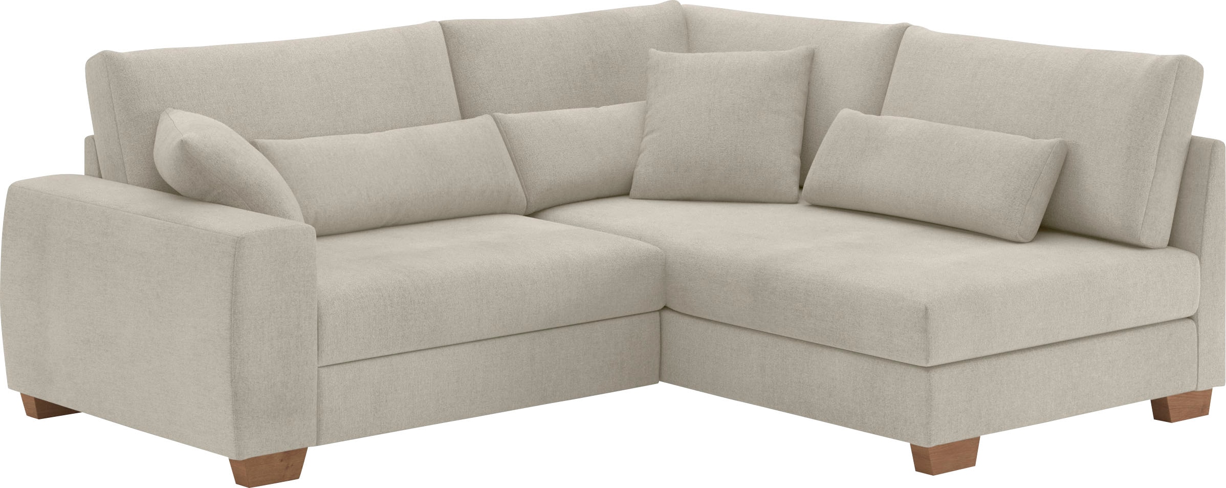 Mr. Couch Ecksofa "Helena L-Form", Mit Federkern, wahlweise mit Bettfunktio günstig online kaufen