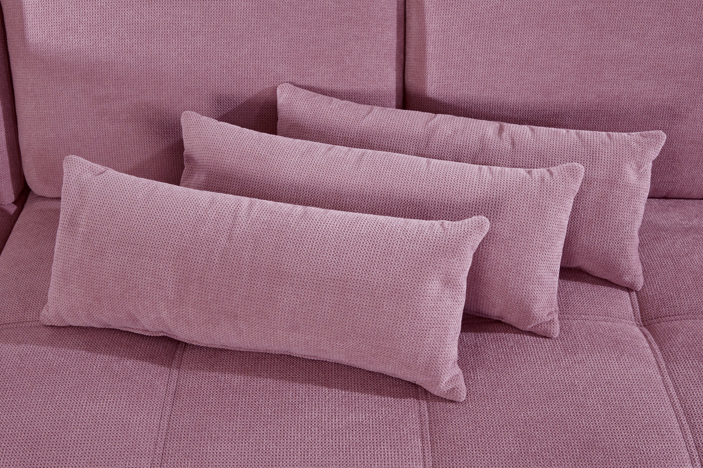 Places of Style Wohnlandschaft »Costello U-Form, mit Sitztiefenverstellung, Armteilverstellung und«, 3 Nierenkissen, optional Bettfunktion und Bettkasten