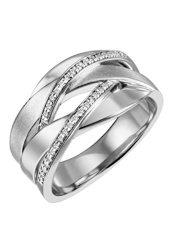 Fingerring »Schmuck Geschenk Silber 925 Silberring Silberring vergoldet glitzernd«