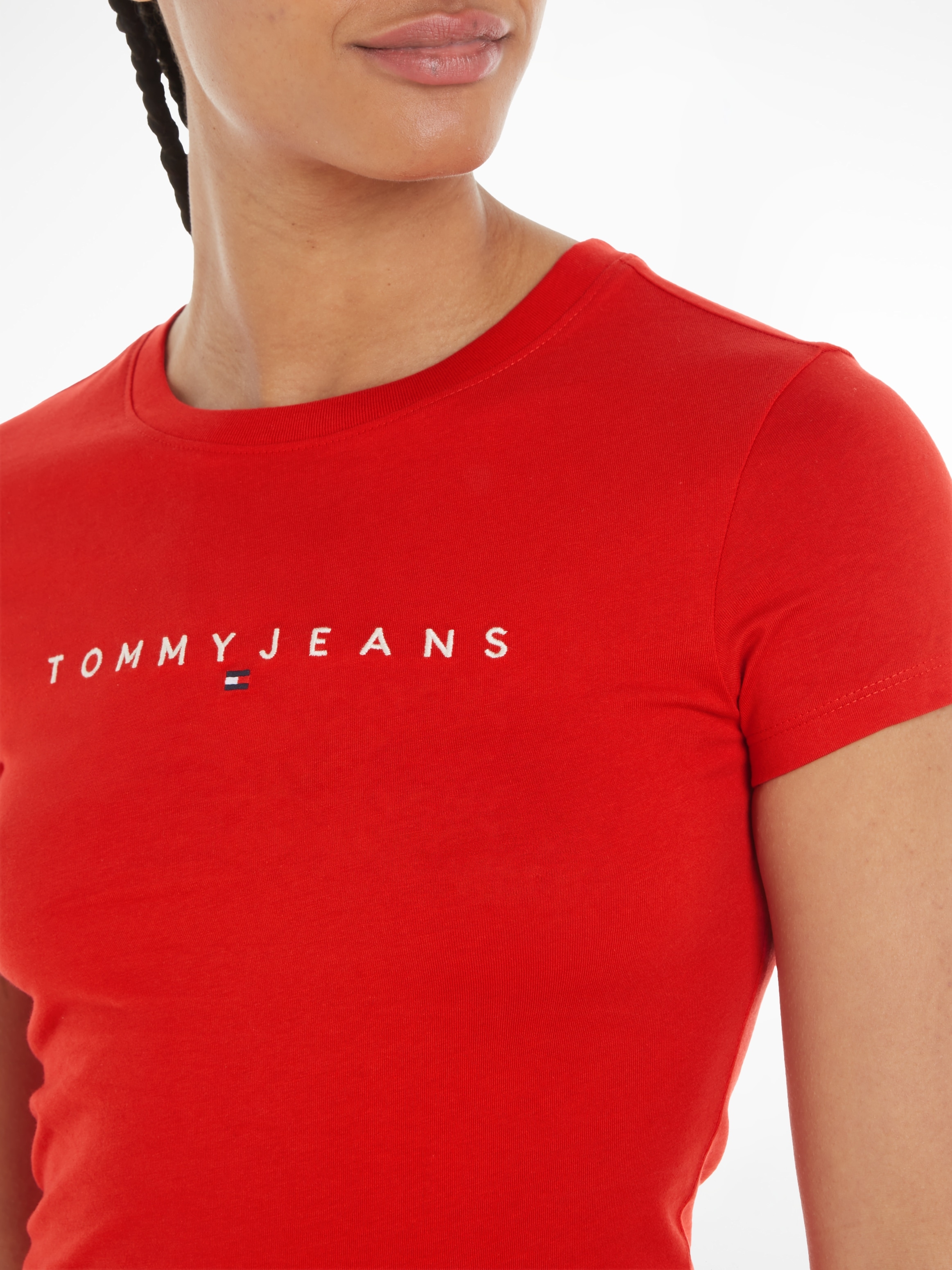 Tommy Jeans Curve T-Shirt »TJW LINEAR EXT« online | SLIM BAUR bestellen SS TEE