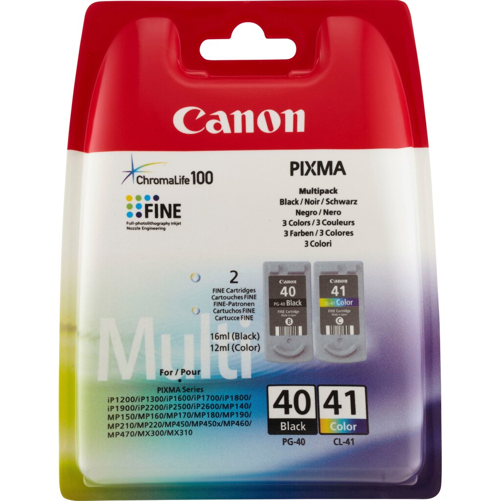 Canon Tintenpatrone »PG-40 CL-41«, (Spar-Set)