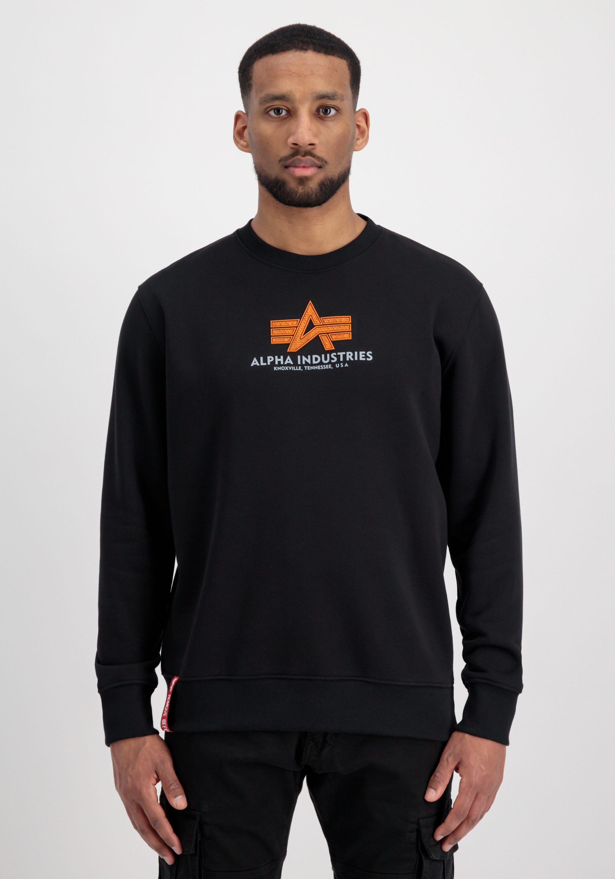 Alpha Industries Sweater »Alpha Industries Men Sweats &amp; Hoodys Basic Sweater Rubber«
