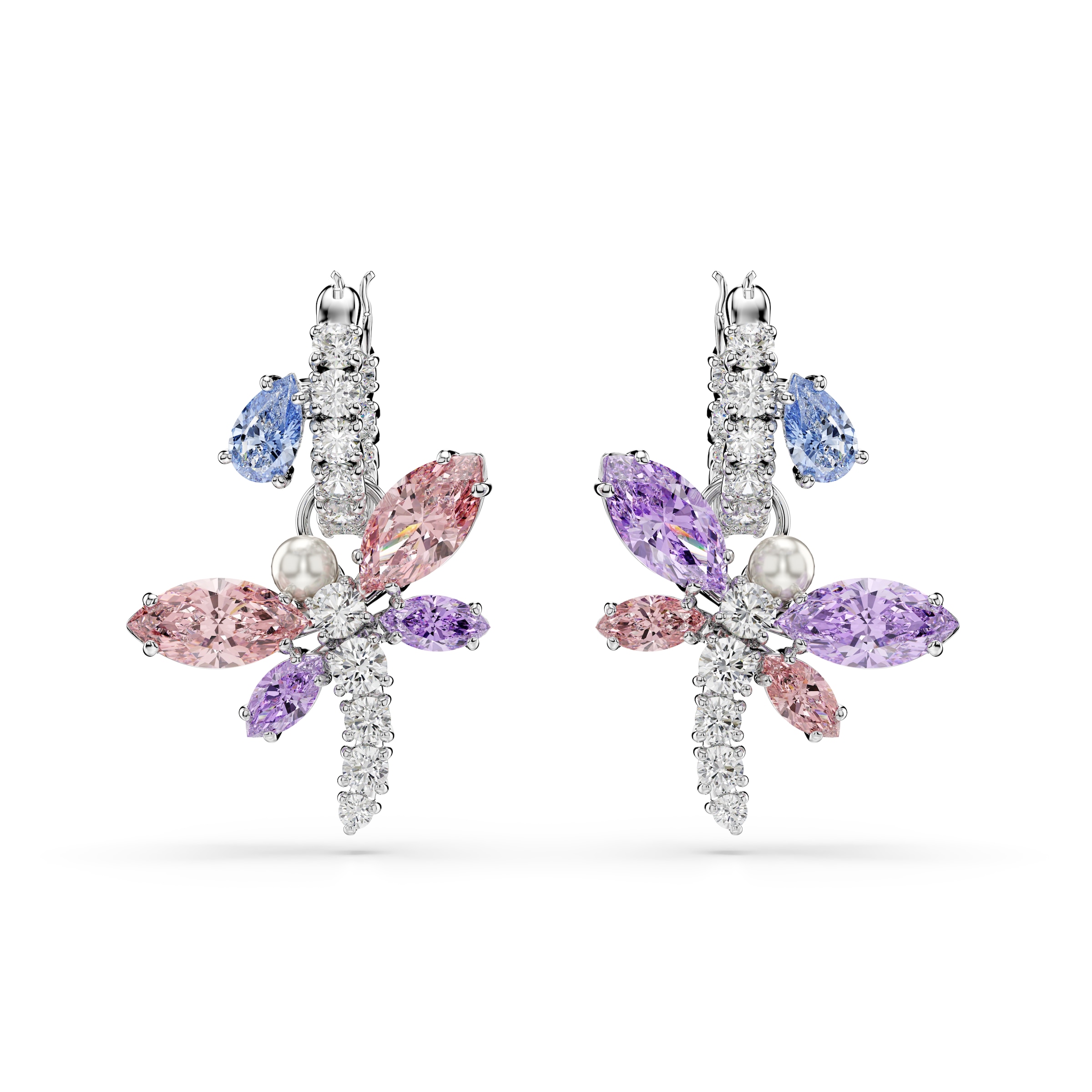 Swarovski Paar Ohrstecker »Schmuck Geschenk 2026 CAPSULE Ohrringe Libelle« mit Swarovski® Kristall - mit Swarovski® Perle