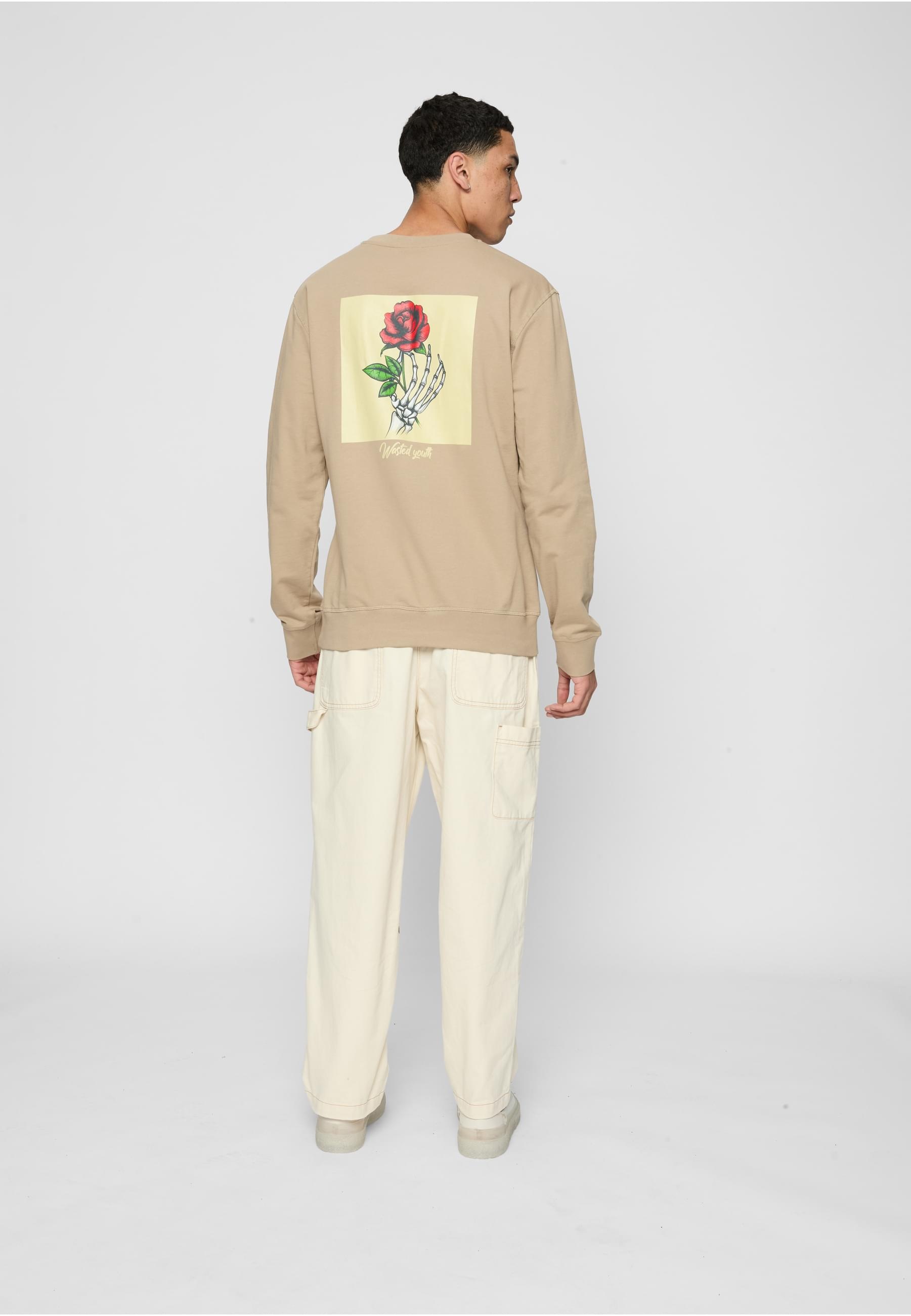 MisterTee Rundhalspullover »MisterTee Herren Wasted Youth Crewneck«, (1 tlg.)