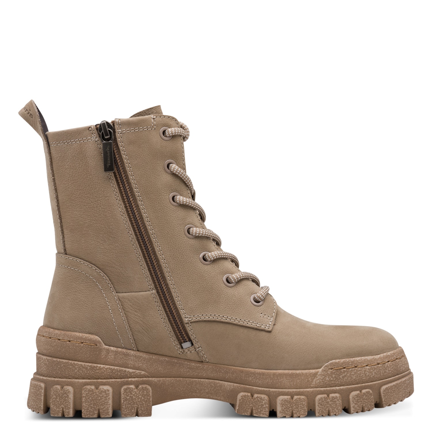 Tamaris Schnürstiefelette  Blockabsatz, Schnürboots mit Anziehlasche