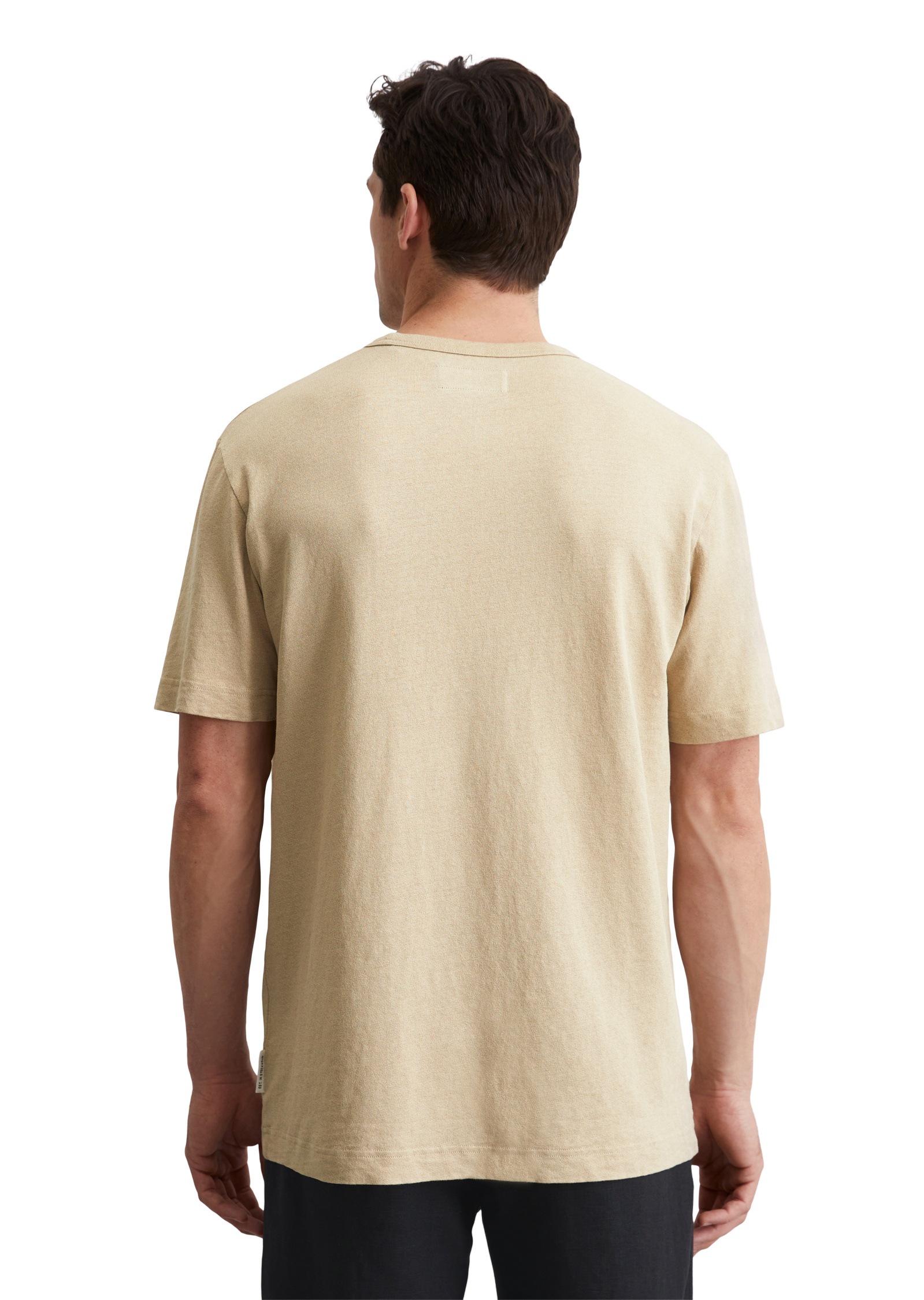 Marc O'Polo T-Shirt »aus Leinen mit Bio-Baumwolle«
