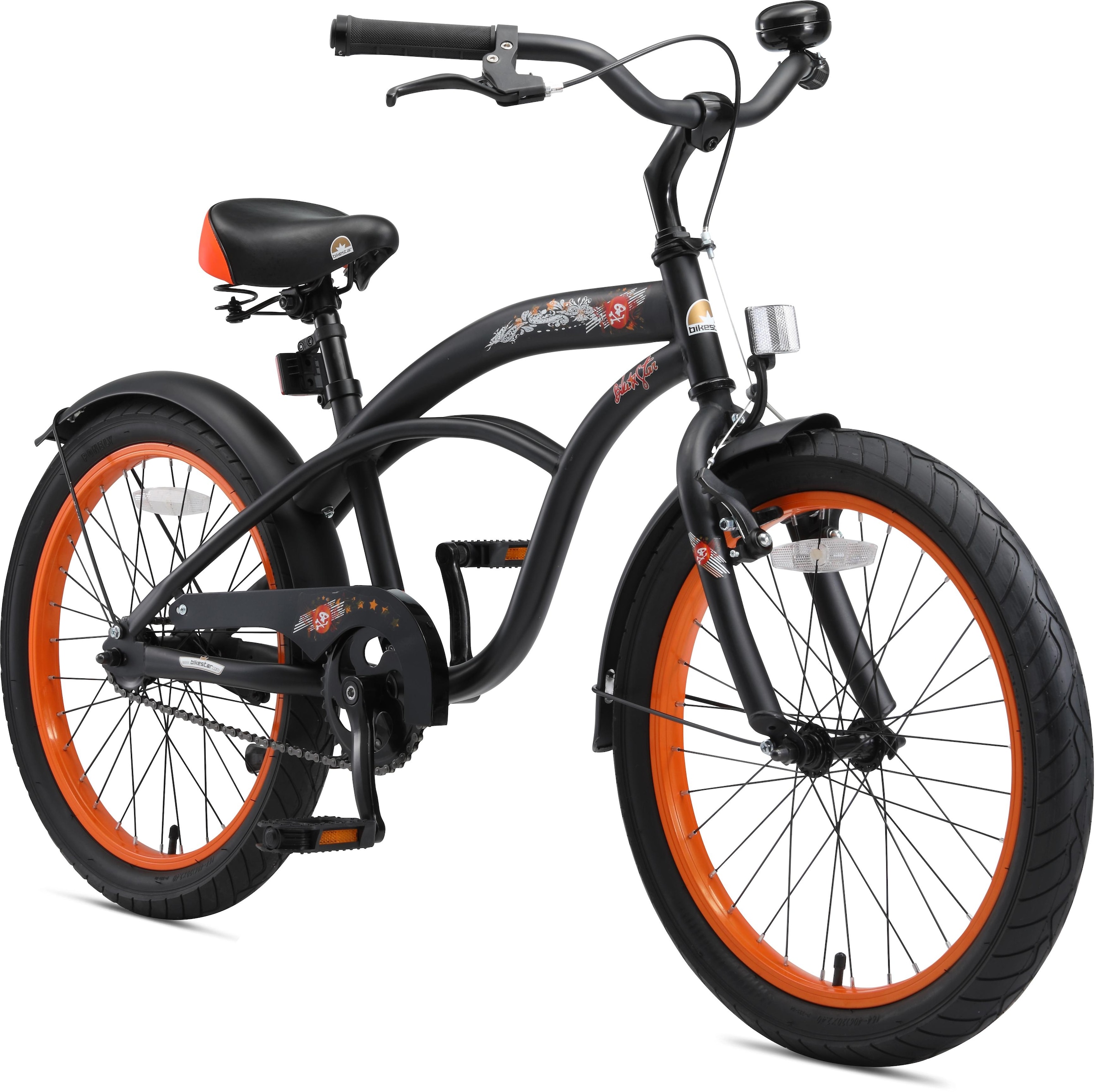 Bikestar Jugendfahrrad »Cruiser«, 1 Gang, für Herren