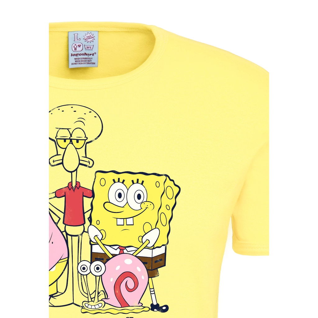 LOGOSHIRT T-Shirt »Spongebob - It Feels Nice«, mit lizenziertem Originaldesign