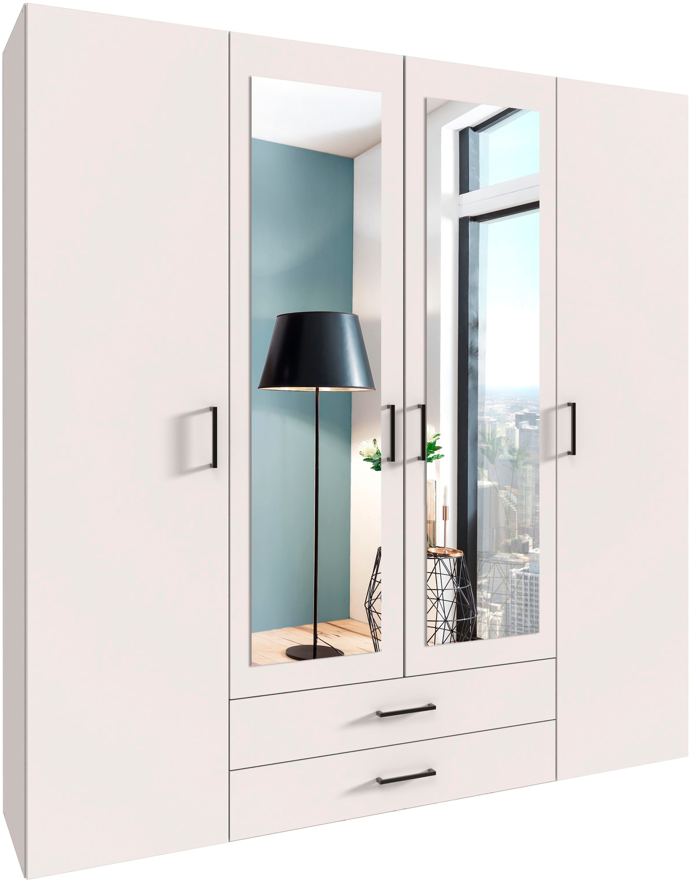 Wimex Drehtürenschrank "Mugano, 135 oder 180cm breit, 208 oder 236cm hoch, günstig online kaufen