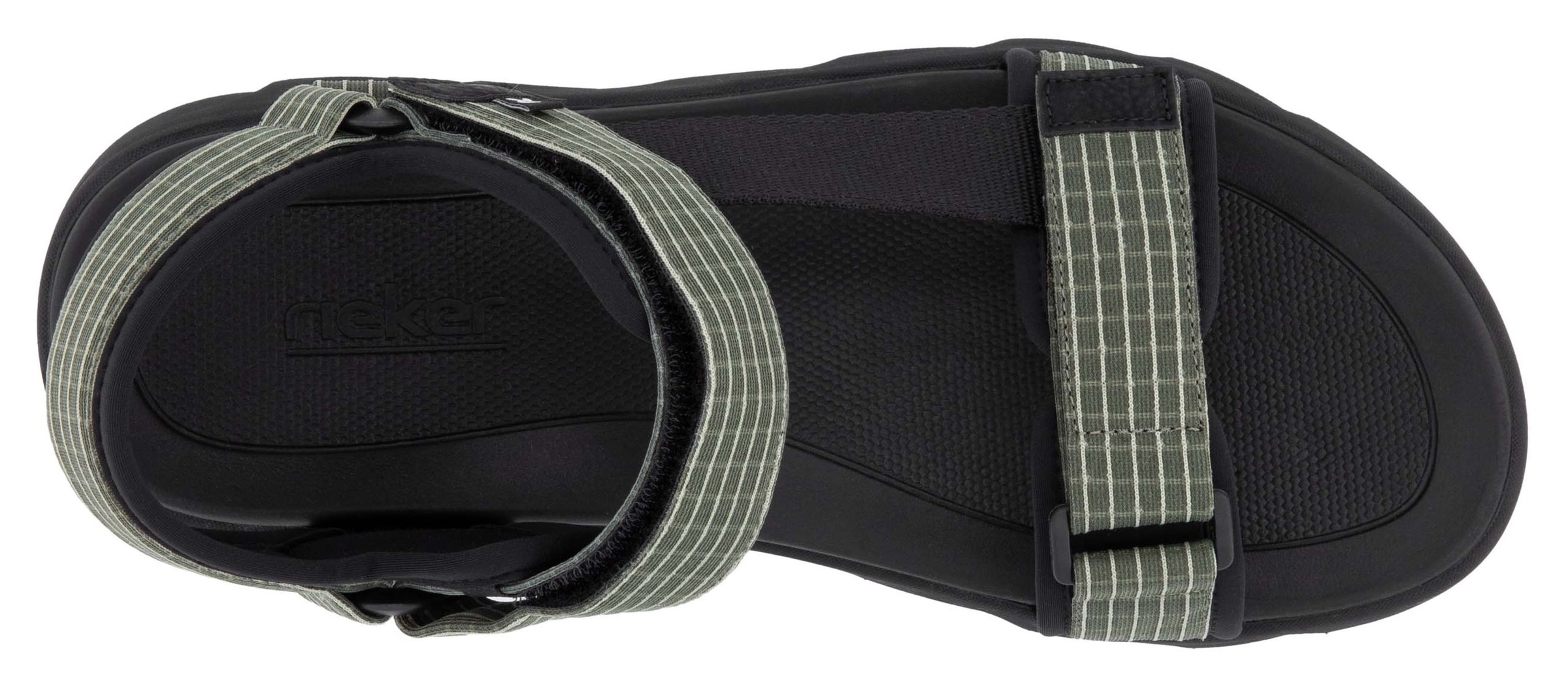 RIEKER Sport Sandale »Orlando«, Outdoorsandale, Sommerschuh, Maschinenwäsche, mit weichem Fußbett