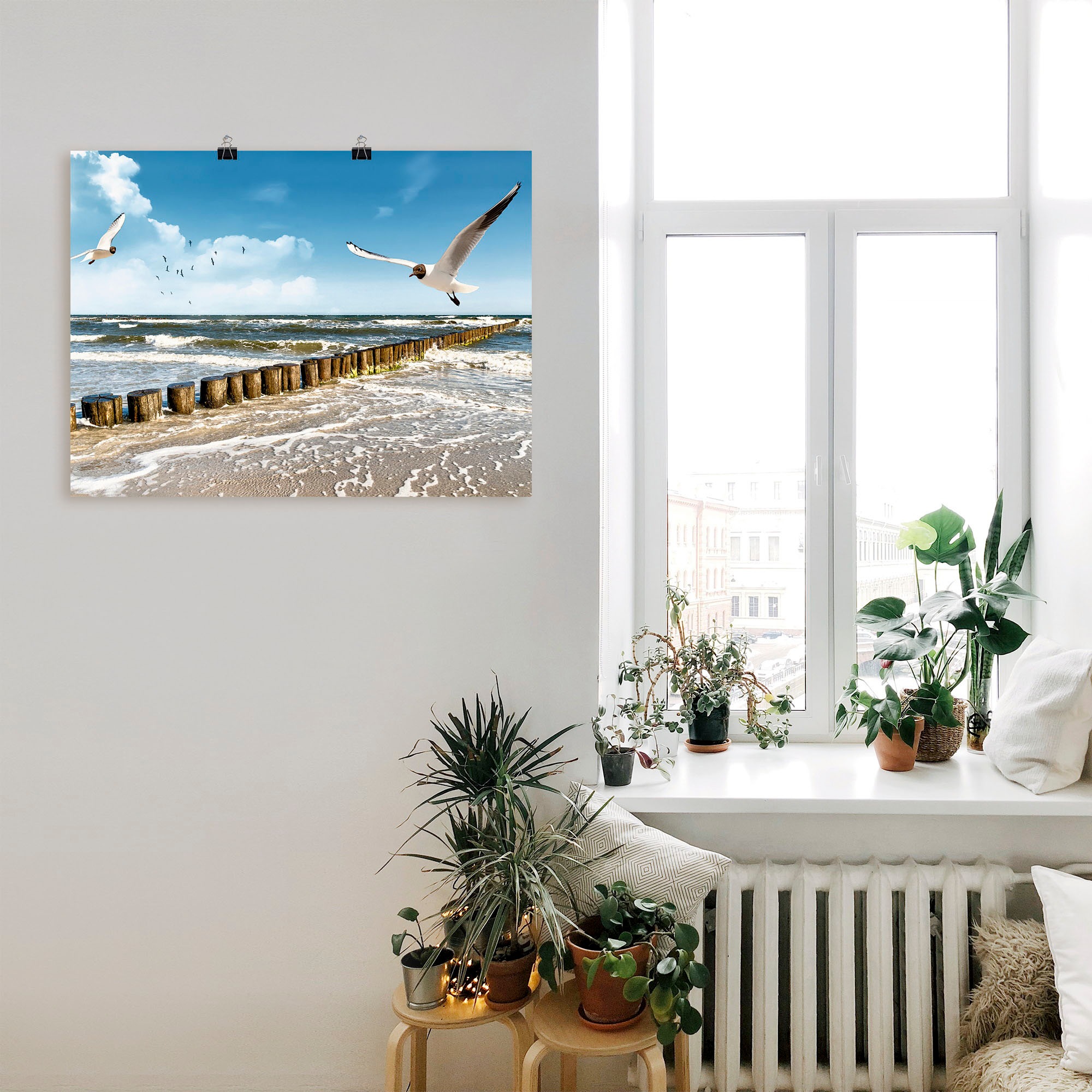 Artland Wandbild "Ostsee" Gewässer 1 Stk. tlg. als Leinwandbild, Poster, Wa günstig online kaufen