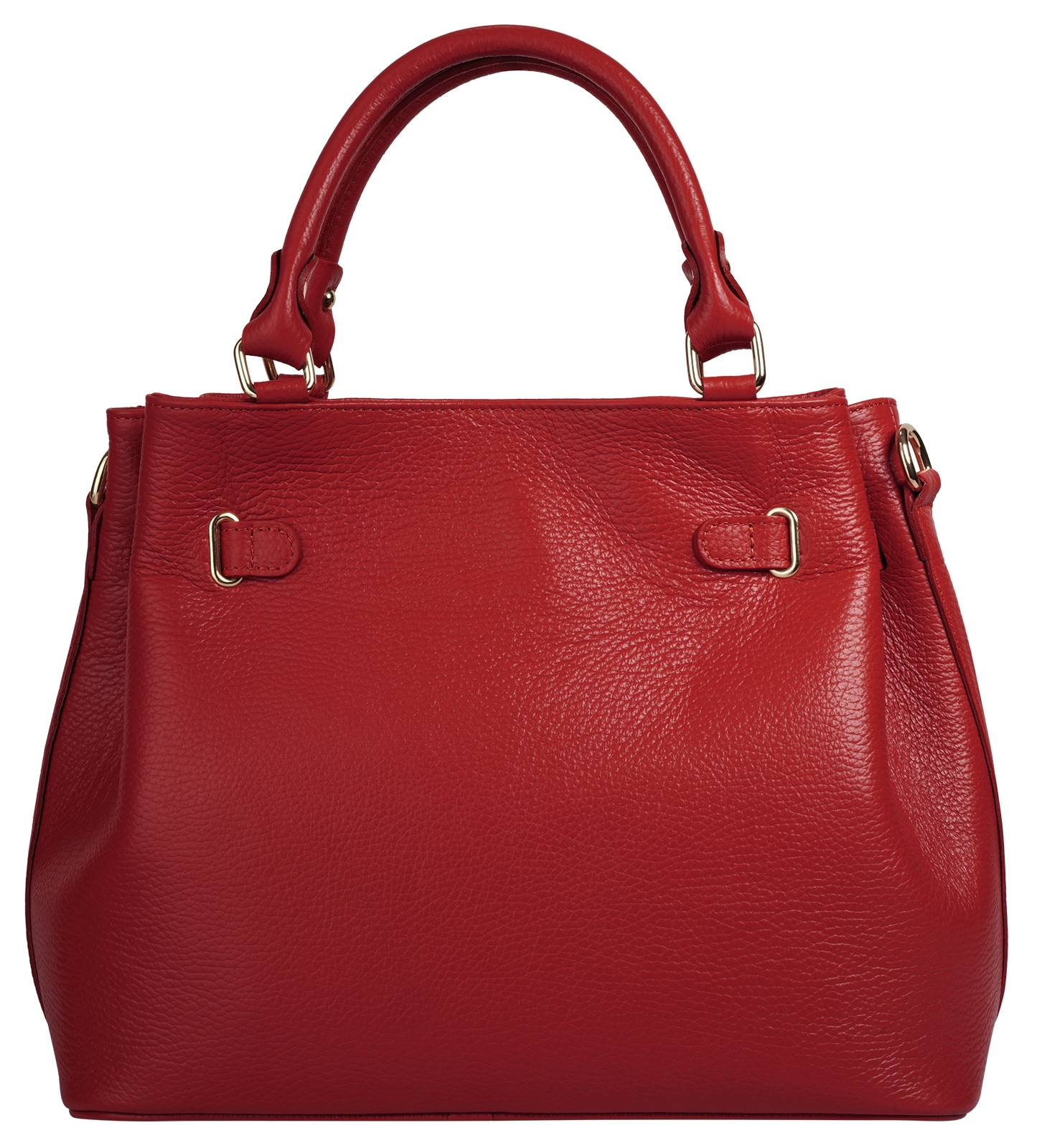 Samantha Look Henkeltasche, echt Leder, Made in Italy, geräumige Henkeltasche mit Smartphonefach