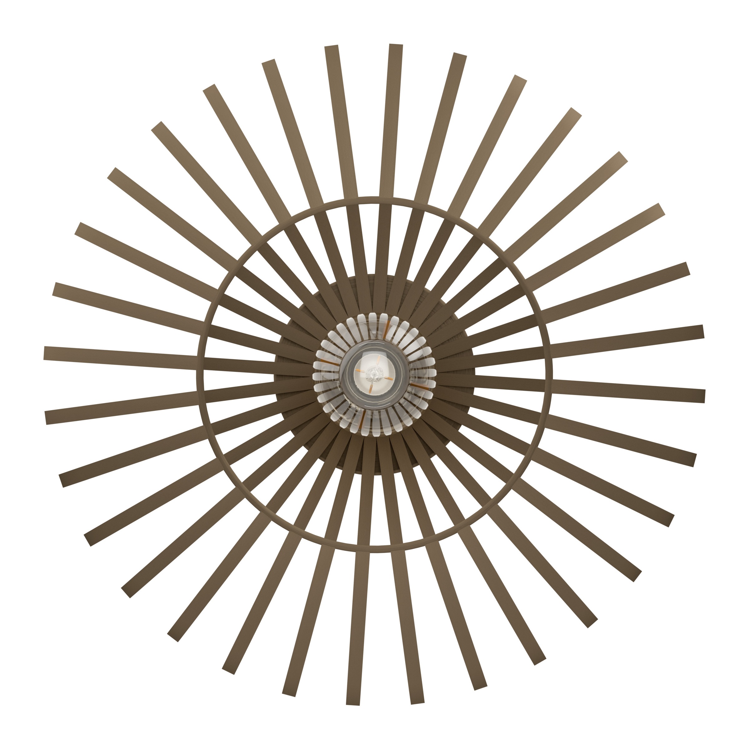 EGLO LED Deckenleuchte »ESPINAL Deckenlampe - Stahl - E27 - 1X40W - IP20« E27 1 Stk. Wohzimmerlampe, Esszimmerlampe, Flur, Schlafzimmer, H22 x Ø38,5 cm