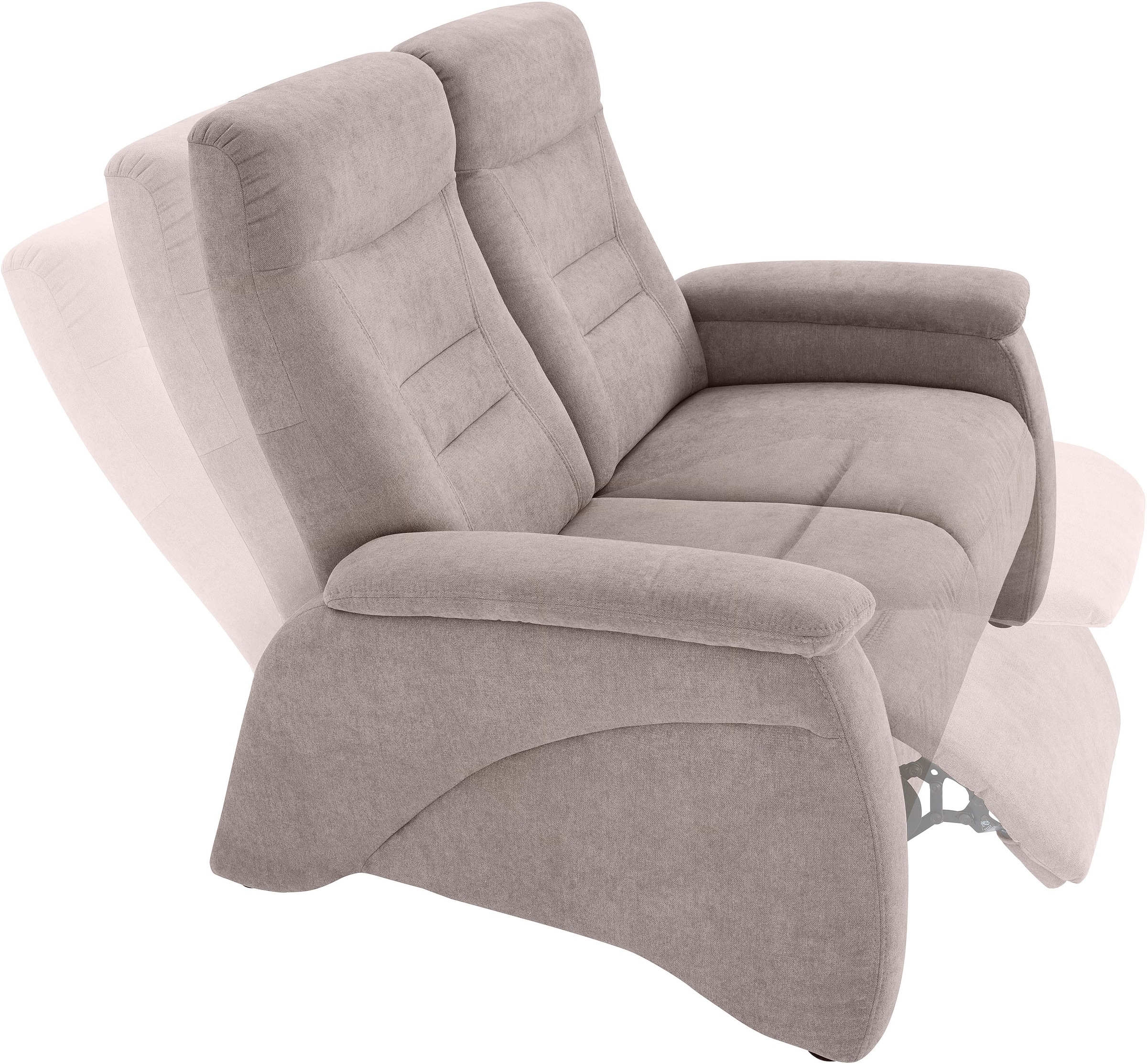 exxpo - sofa fashion 2-Sitzer »Ascoli, Kinosofa mit hohem Sitzkomfort, bequeme Armlehnen«, hoher Rücken, inkl. Relaxfunktion