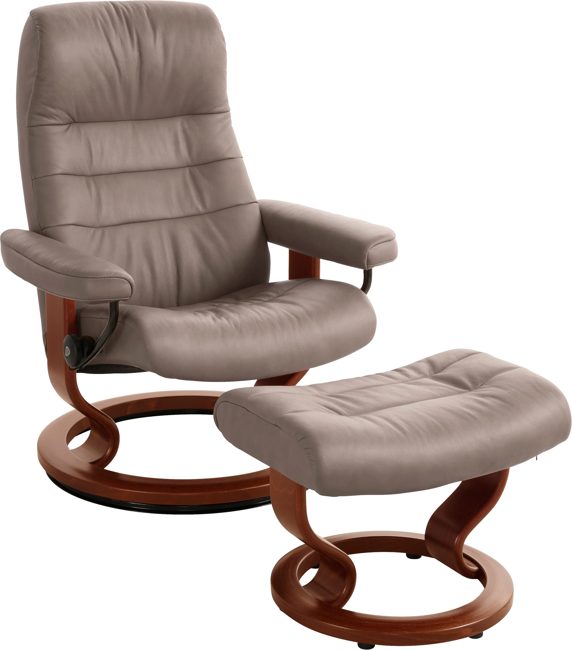 Stressless Relaxsessel "Opal", (Set, Relaxsessel mit Hocker), mit Hocker, mit Classic Base, Größe L, mit Schlaffunktion