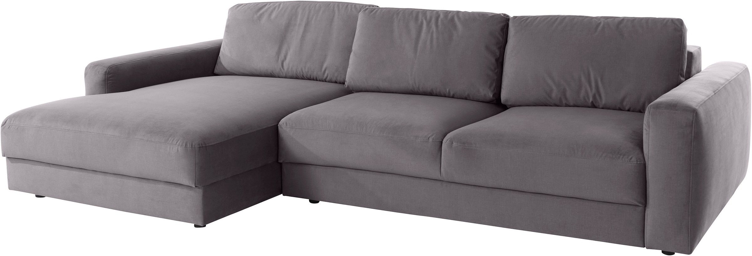 Places of Style Ecksofa »Bloomfield, L-Form«, extra tiefe Sitzfläche, wahlweise mit Sitztiefenverstellung