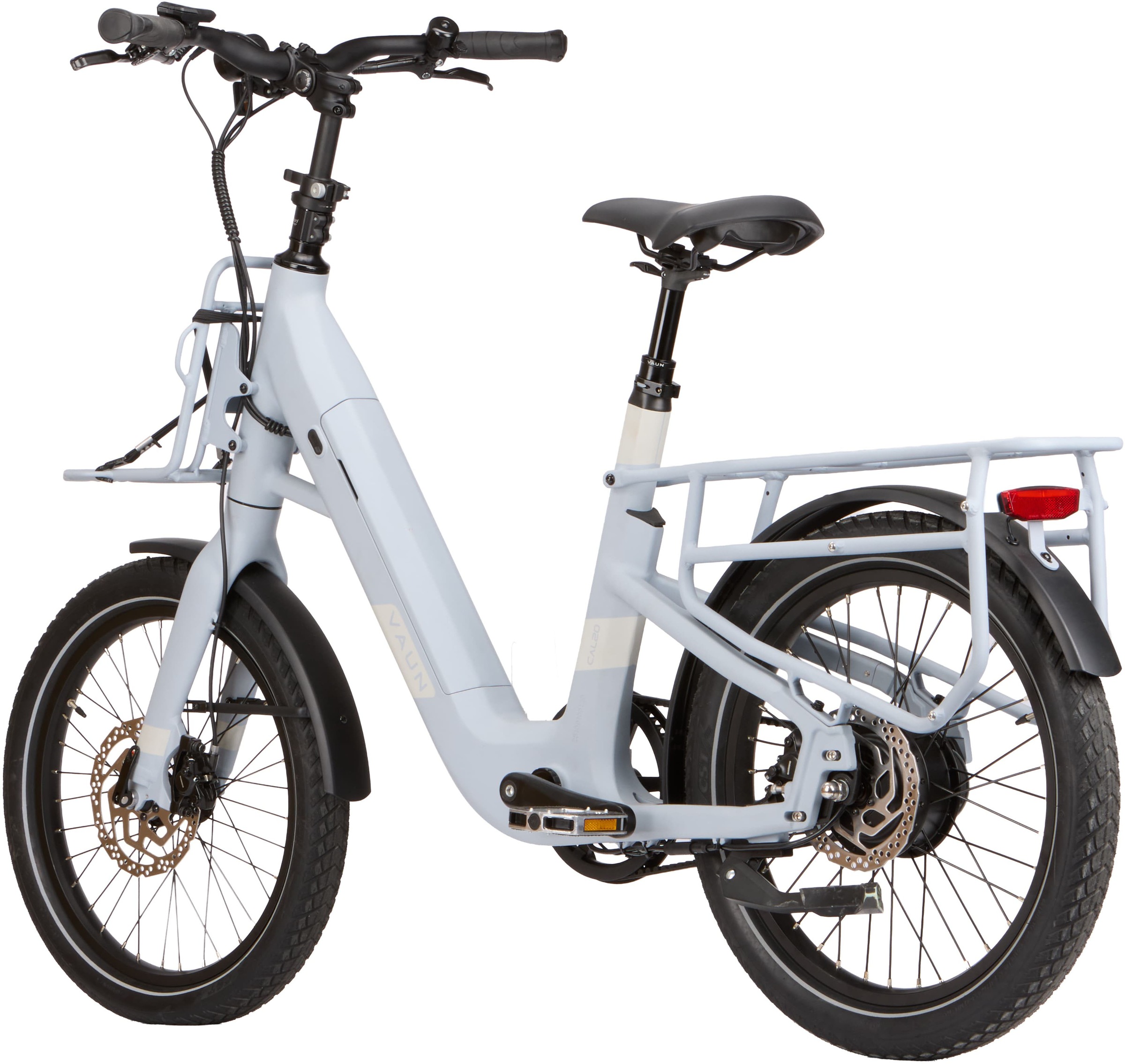 Vaun »VAUN Compact New Gen-Cityrad« Heckmotor 250 W (mit integr. Akku), Elektrofahrrad für Alltag und Einkauf