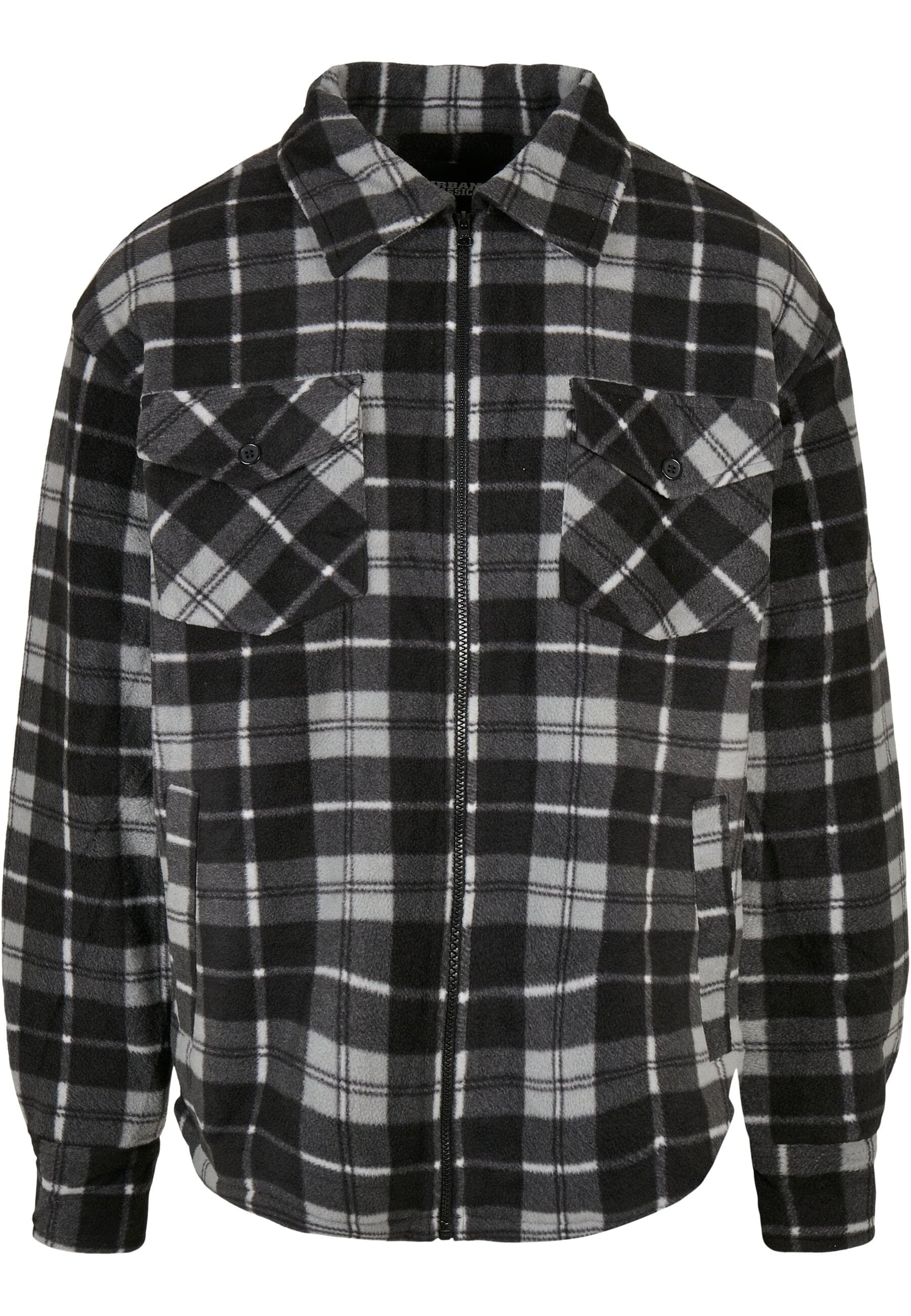 Allwetterjacke »Urban Classics Herren Plaid Teddy Lined Shirt Jacket«, (1 St.), ohne...
