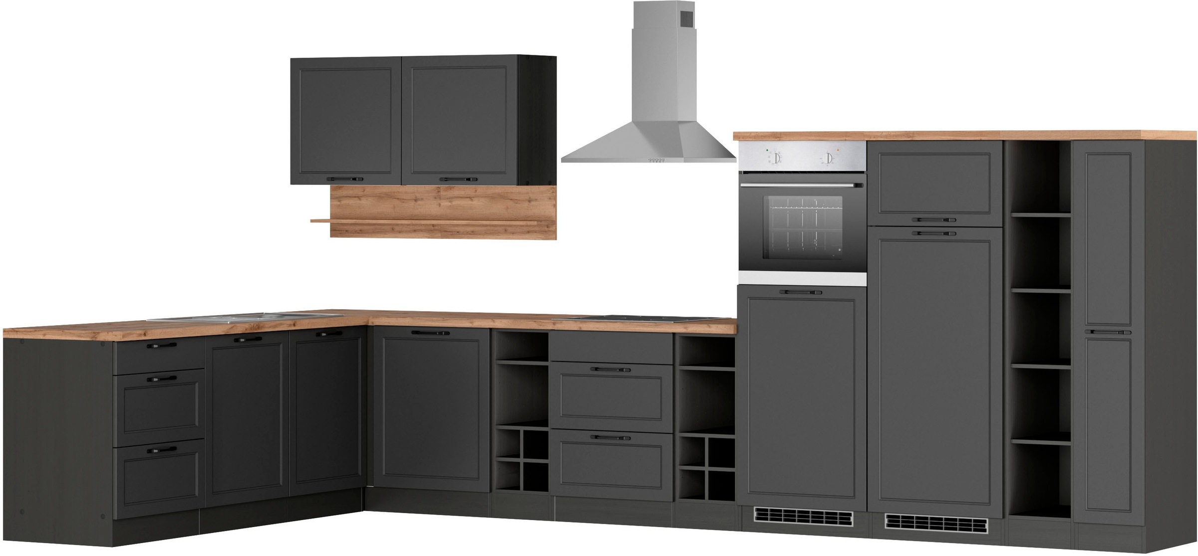 Küche »KS-Lana«, Stellbreite 240/420 cm, wahlweise mit E-Geräten