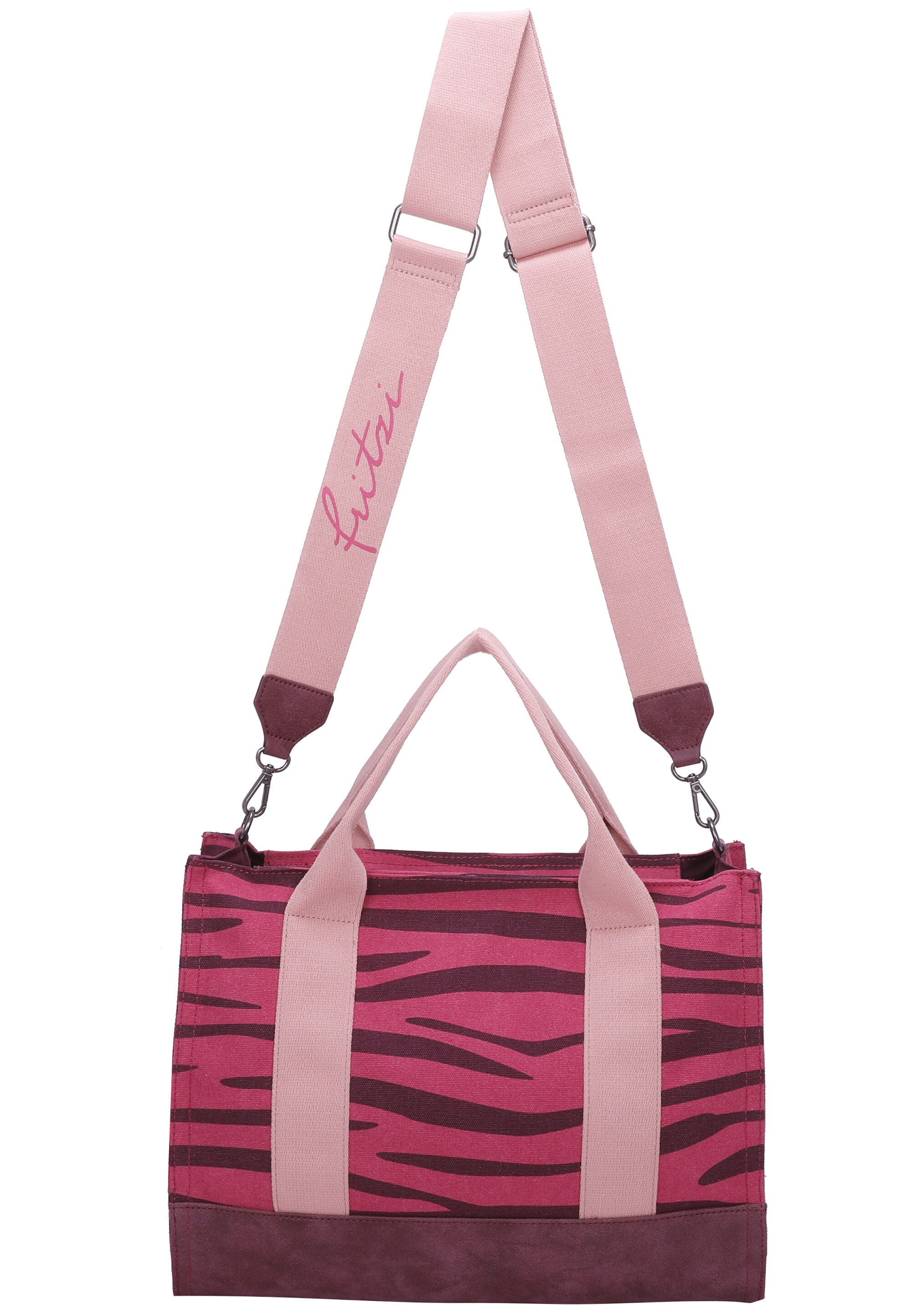 Fritzi aus Preußen Shopper »Canvas Tote Bag« mit Zebra-Muster