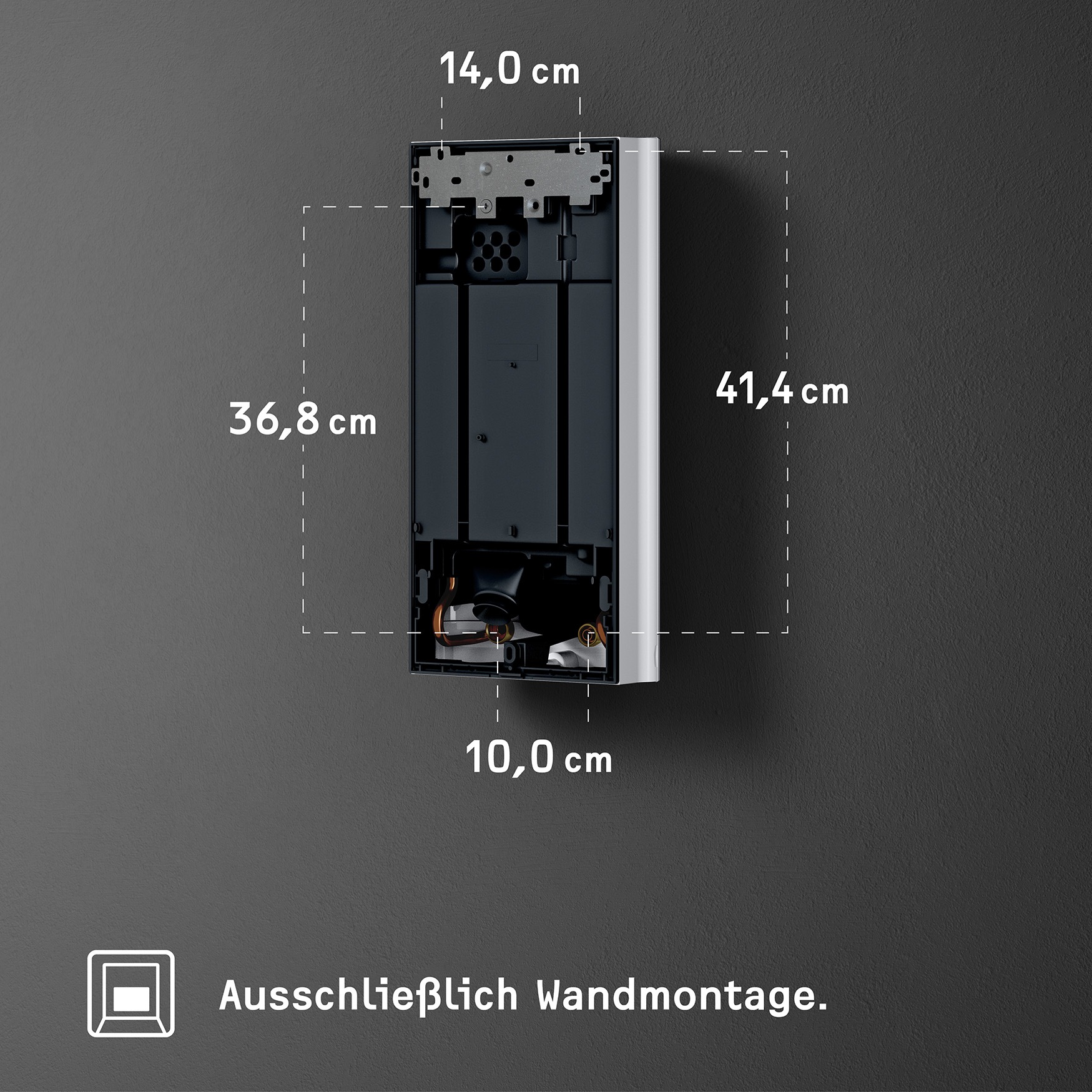 STIEBEL ELTRON Komfort-Durchlauferhitzer »DHB-E 18 kW LCD 25A, gradgenaue Temperaturwahl«, 3i Technologie für konstante Warmwassertemperatur, LC-Display