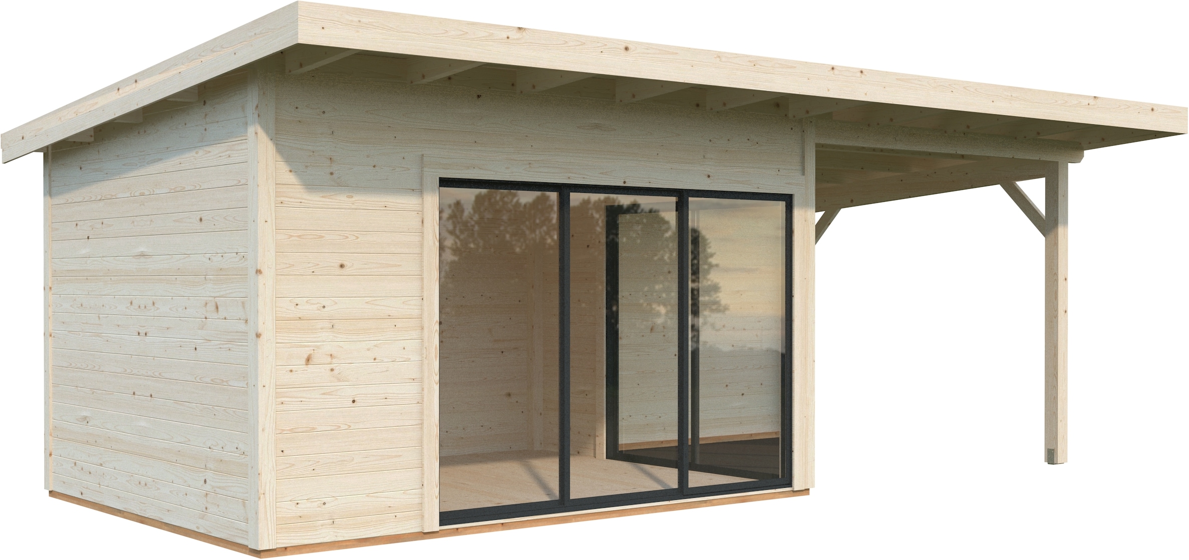 Palmako Gartenhaus »Andrea 11,2+7,9 m², Slide Plus«