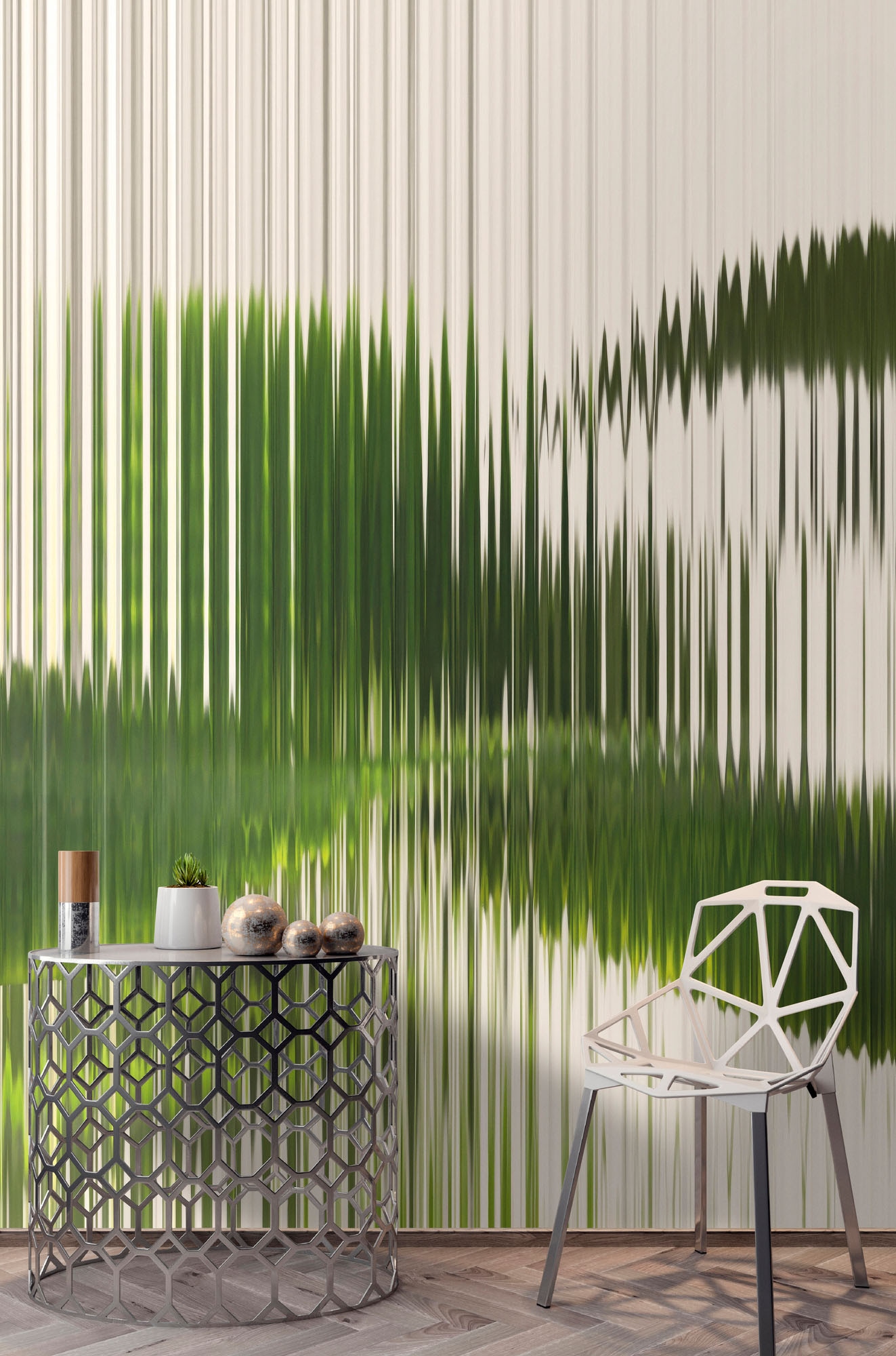 living walls Fototapete »Walls by Patel 5 Fototapete Palmen & Blätter« botanisch glatt Palmen & Blätter auf 200 g/m² Premium-Vlies