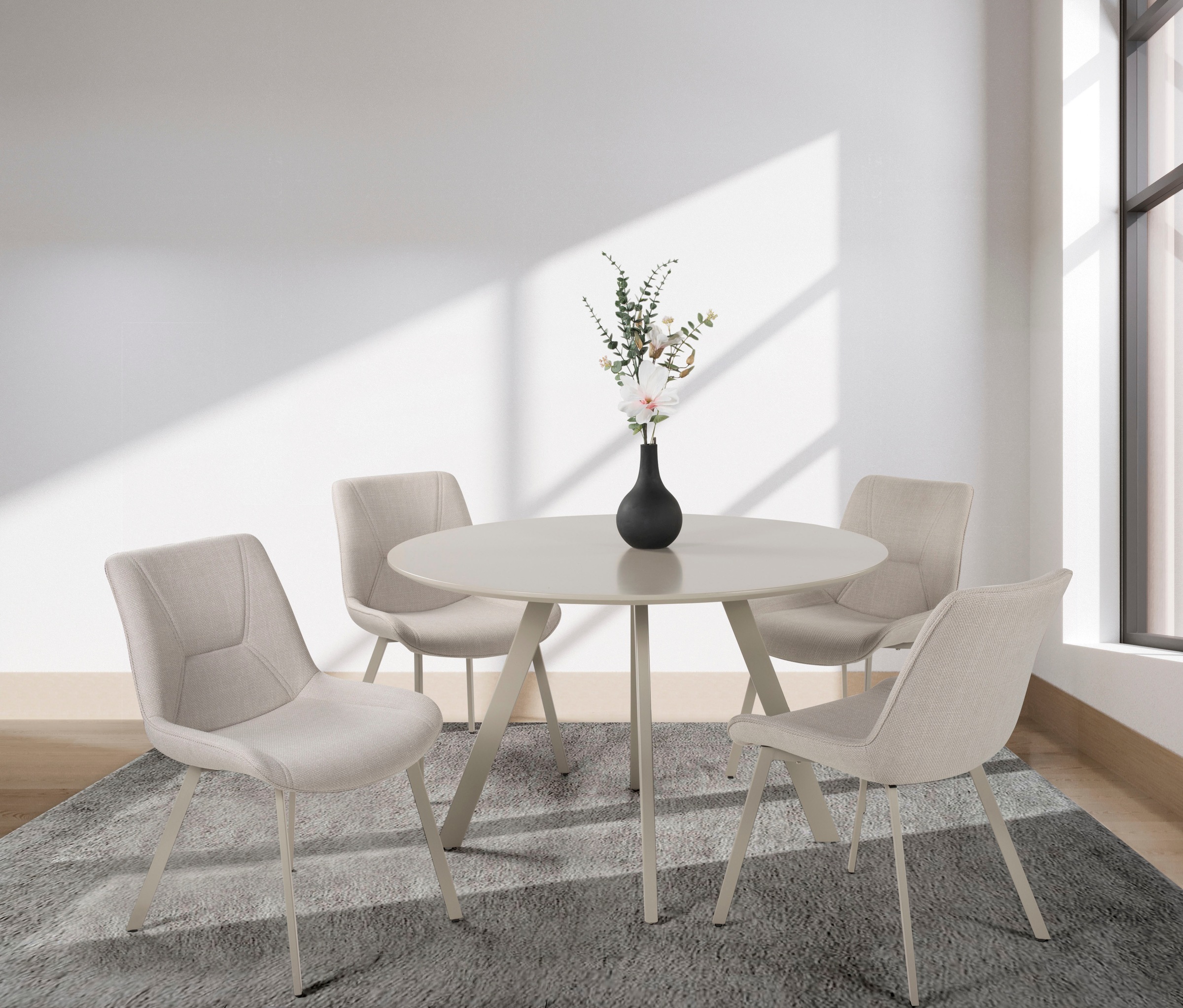 Duo Collection Essgruppe "Pina und Mila", (Set, 5 tlg.), Ø 120 cm, massives günstig online kaufen