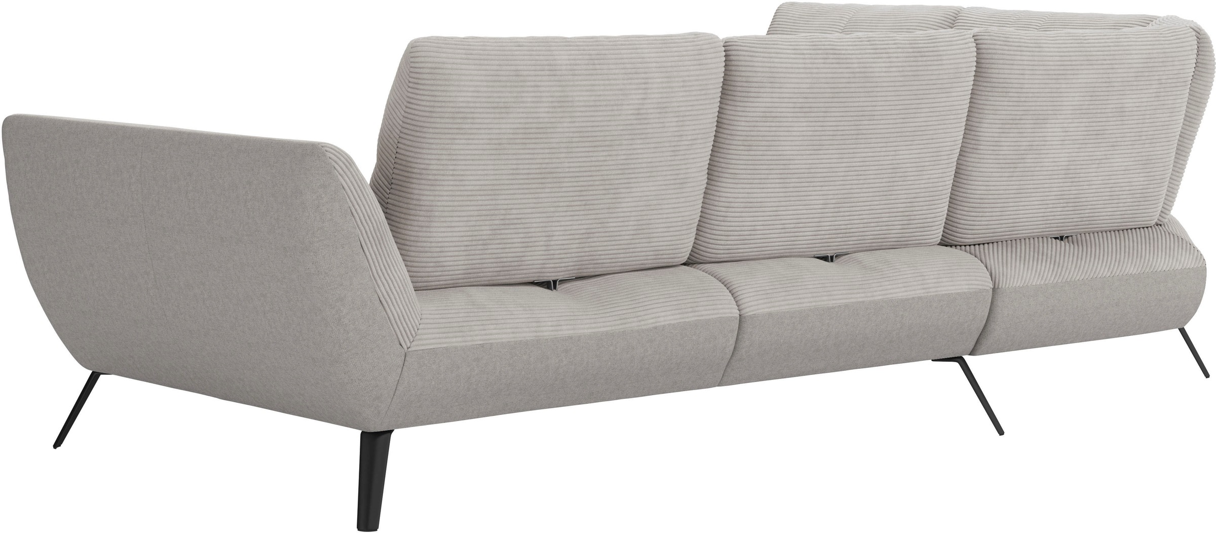 Places of Style Ecksofa »Mikado L-Form«, inkl. Sitztiefenverstellung und Armteilverstellung
