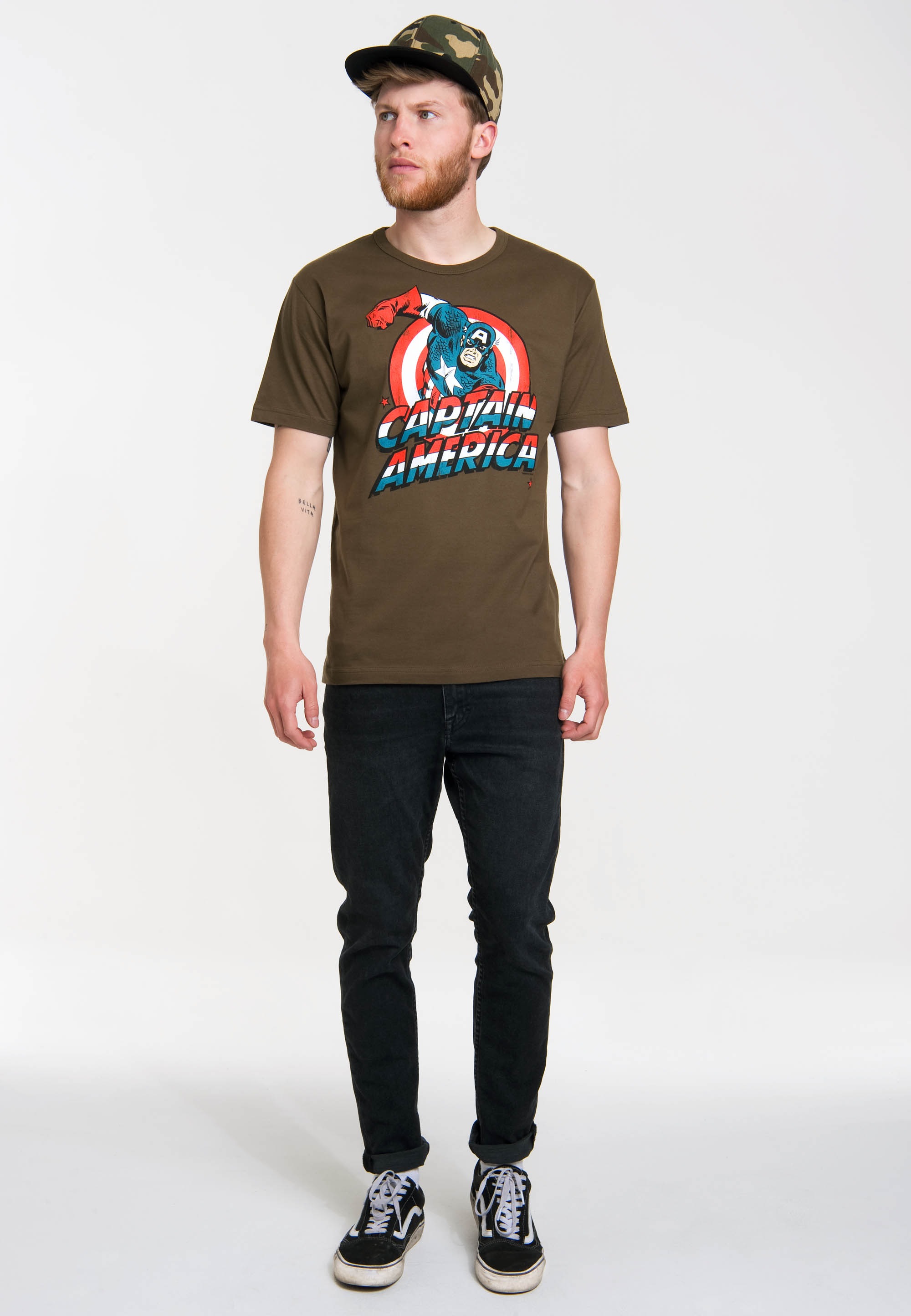 LOGOSHIRT T-Shirt »Marvel Comics« mit lizenzierten Originaldesign