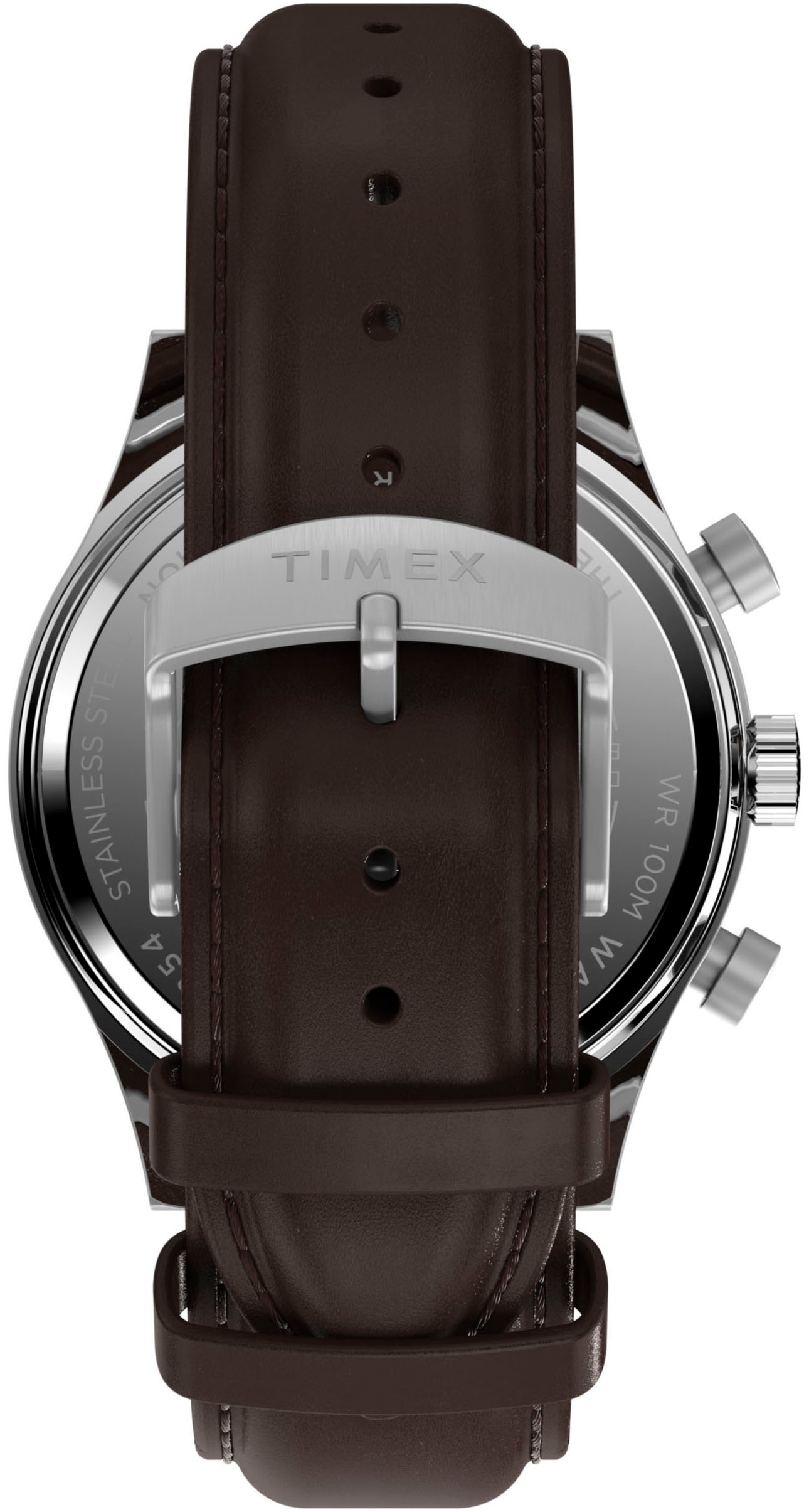 Timex Chronograph »WATERBURY TRADITIONAL«, Quarzuhr, Armbanduhr, Herrenuhr, Datum, Leuchtzeiger, Stoppfunktion