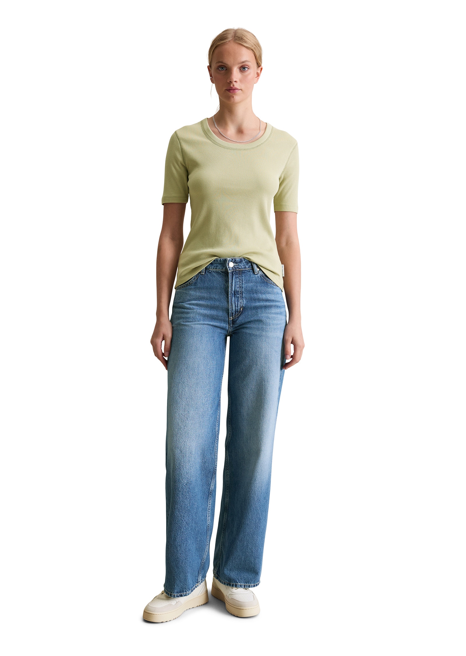 Marc O'Polo DENIM T-Shirt »aus softem Bio-Baumwolle-Modal-Stretch-Jersey«