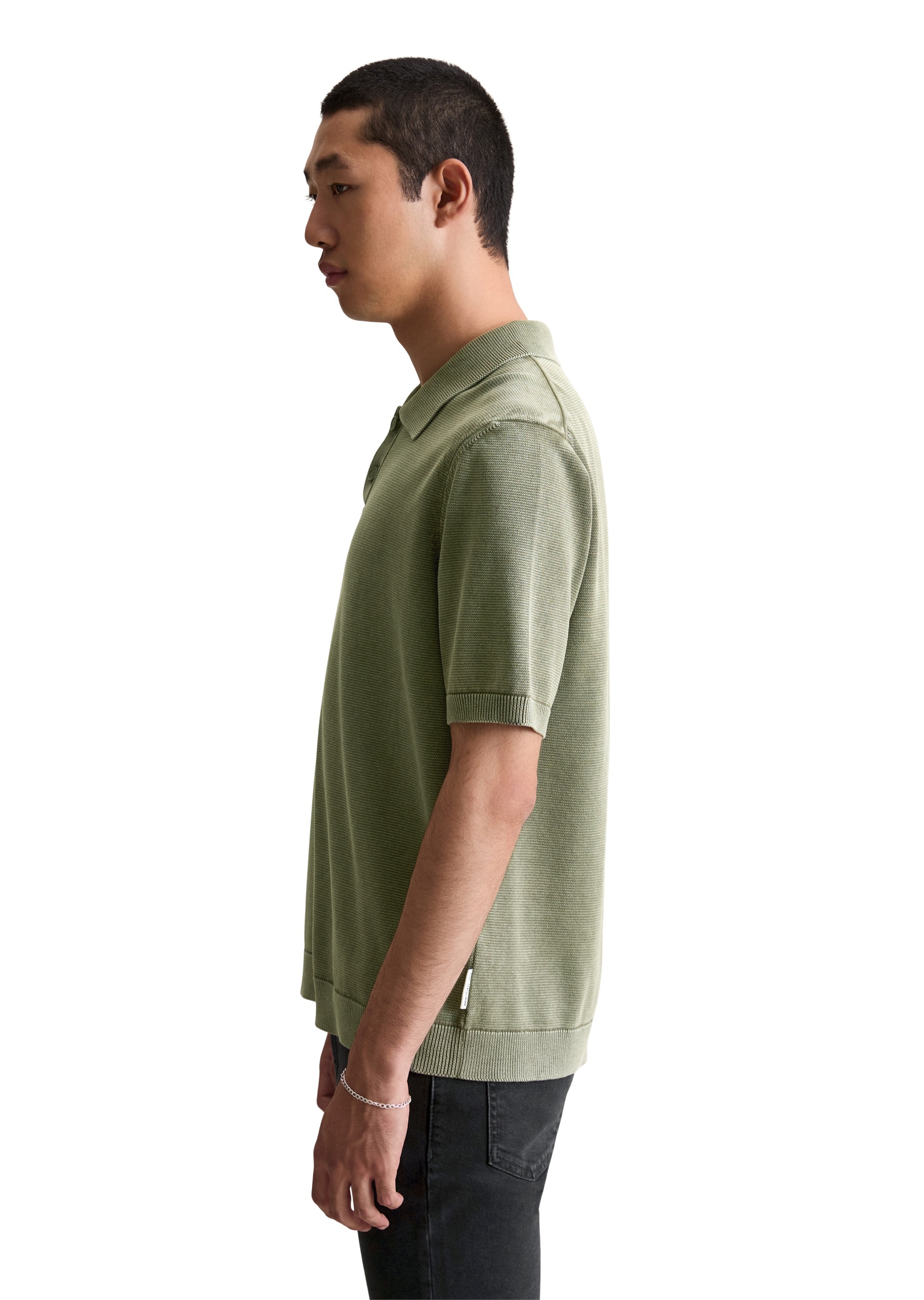Marc O'Polo DENIM Poloshirt »aus reiner Bio-Baumwolle«