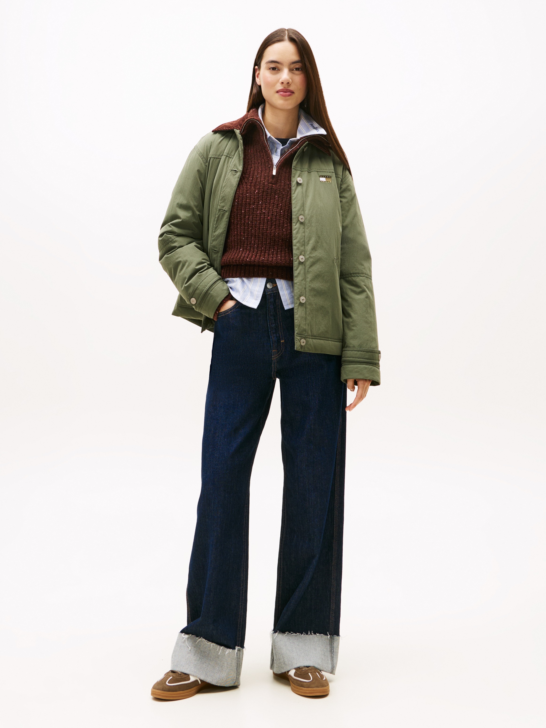 Thumbnail - Tommy Jeans Outdoorjacke "TJW CORD COLLAR CHORE JACKET"