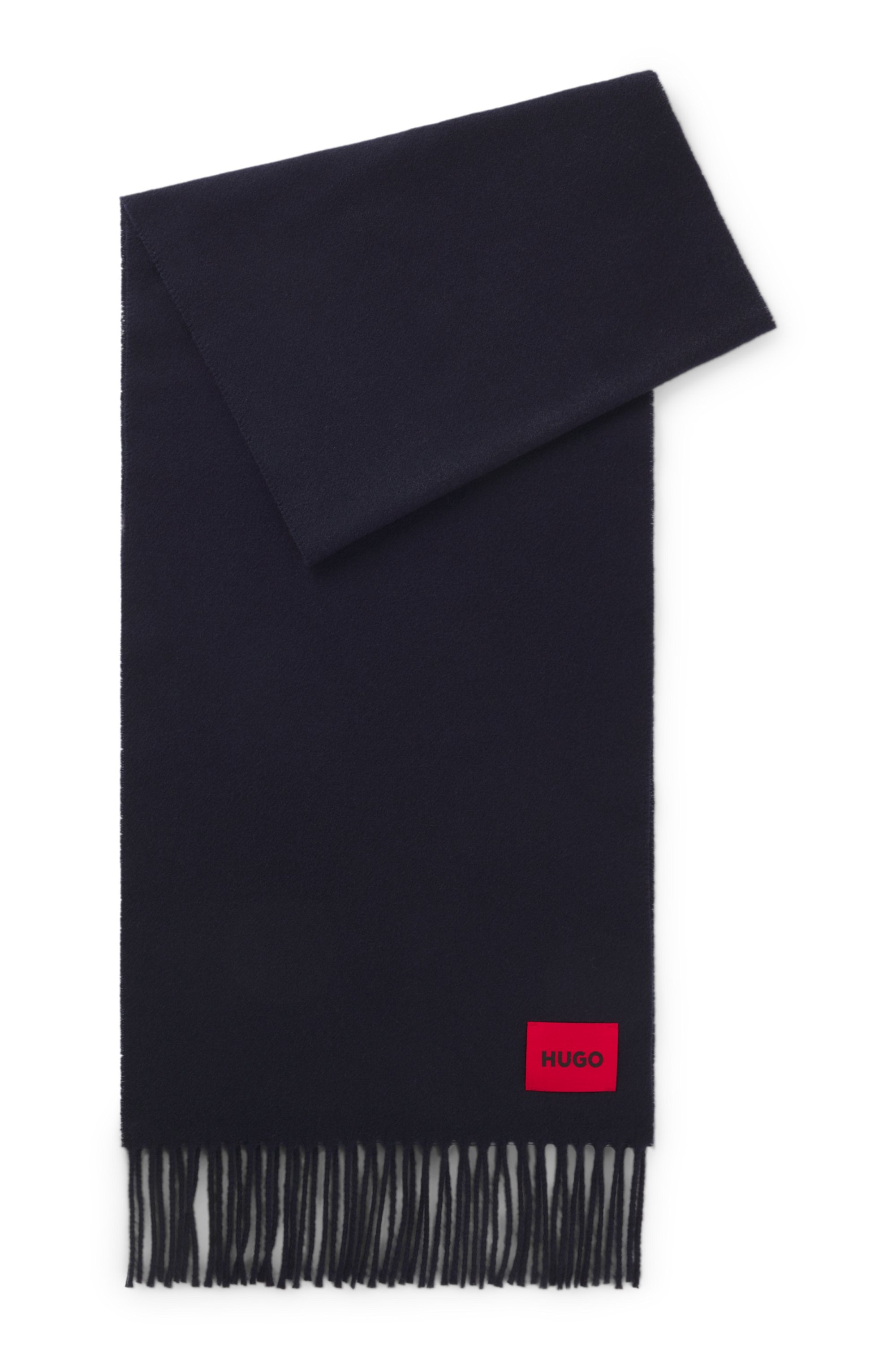 HUGO Schal »Orris 35*180« aus softem Wollmix, unisex