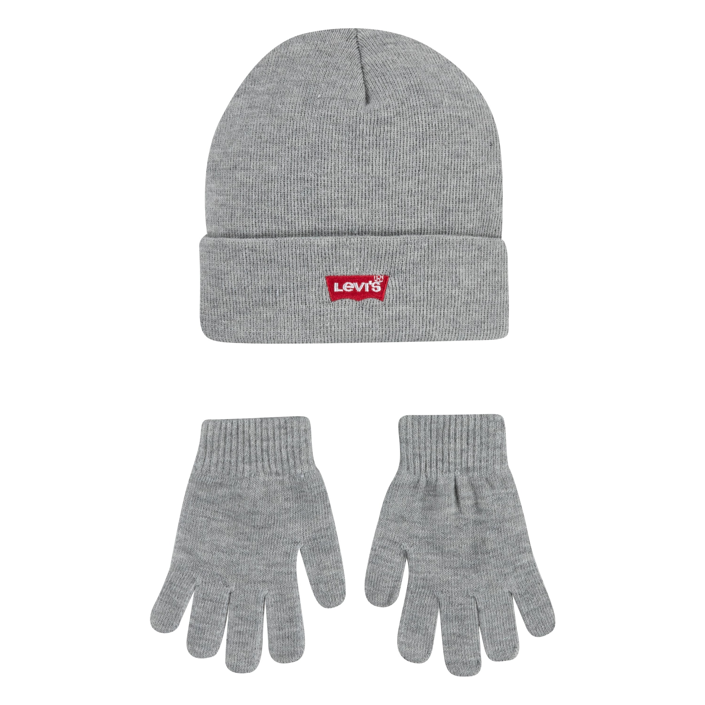 Levis Kids Strickmütze "CORE BATWING BEANIE/GLOVES" 2 Stk. und Handschuhe