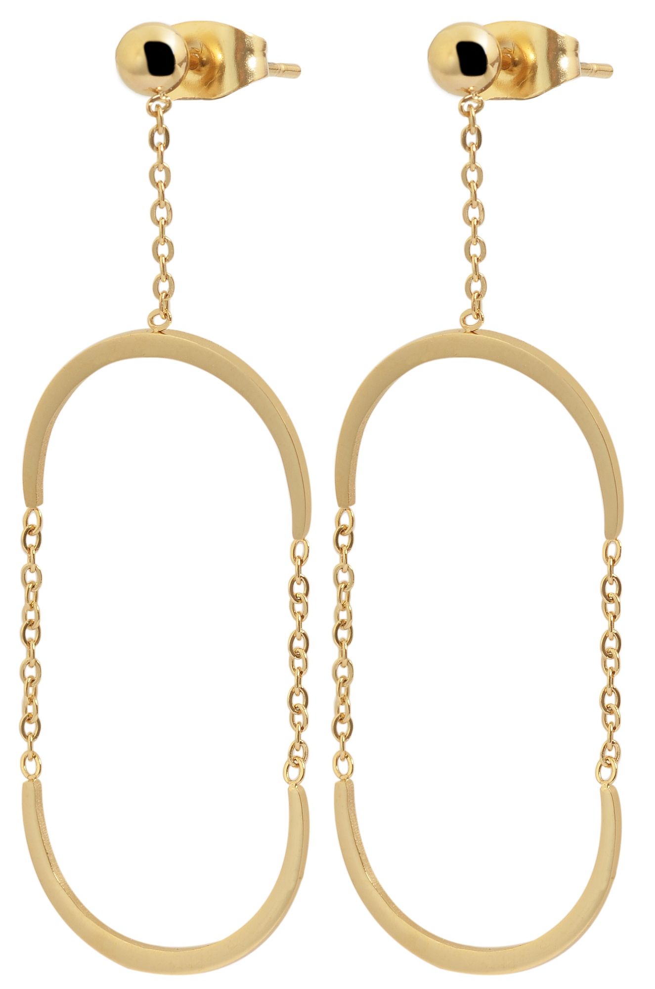 Adelia´s Paar Ohrhänger "Ohrringe aus Edelstahl" Ideal als Geschenk – dezent und elegant