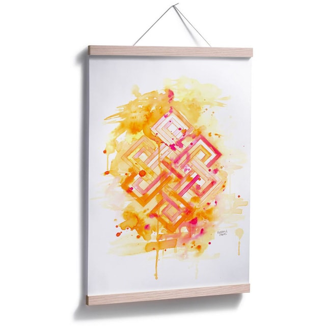 | Wall-Art (1 BAUR St.), Wandbild, »Karma«, Bild, kaufen Wandposter Poster Poster, Schriftzug,